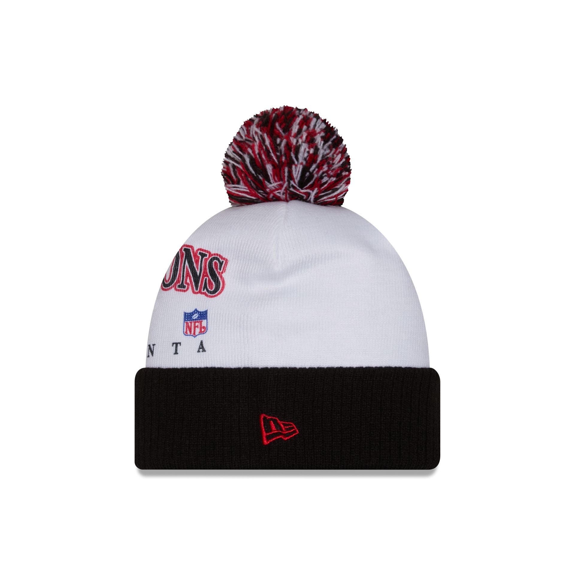 Alternative view of Atlanta Falcons Spirit Pom Knit Hat
