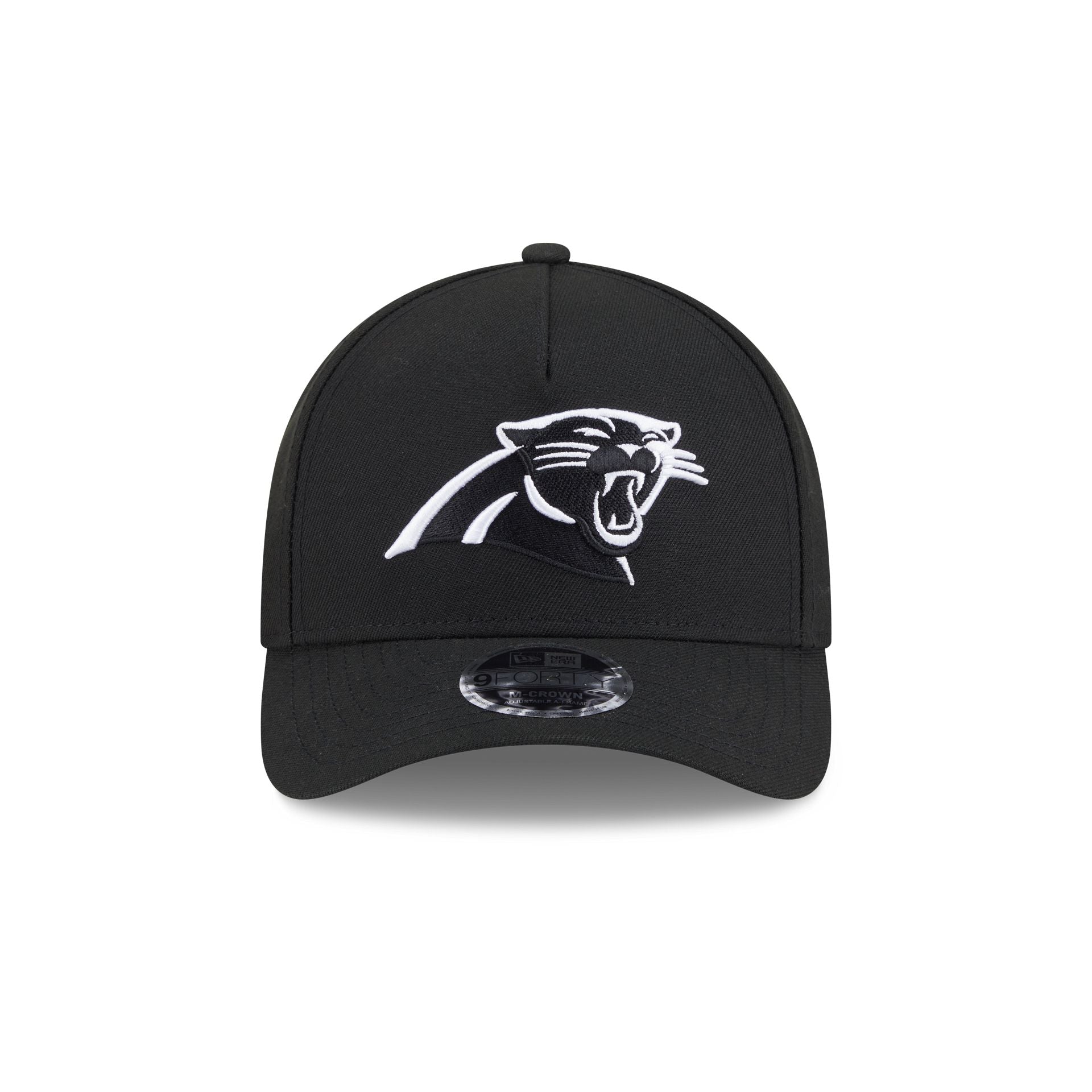 Alternative view of Carolina Panthers Black & White 9Forty M-Crown A-Frame Snapback Hat