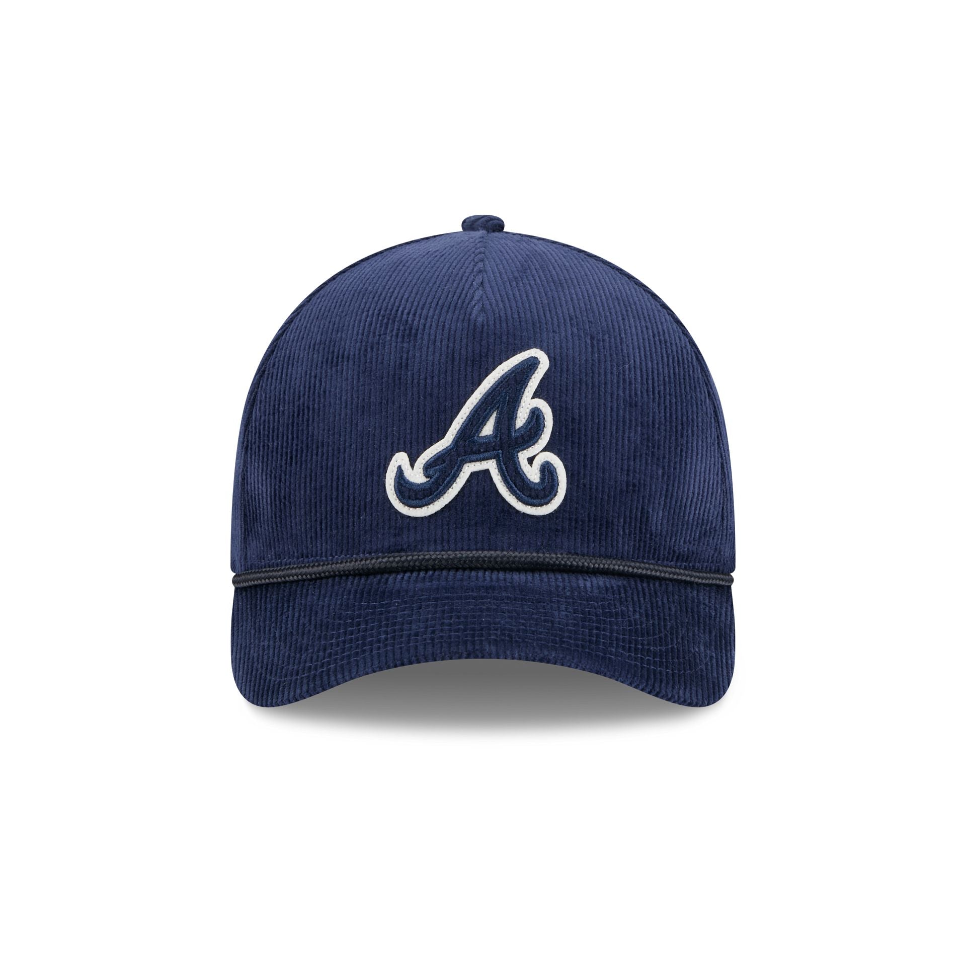 Alternative view of Atlanta Braves Corduroy 9Forty M-Crown A-Frame Snapback Hat