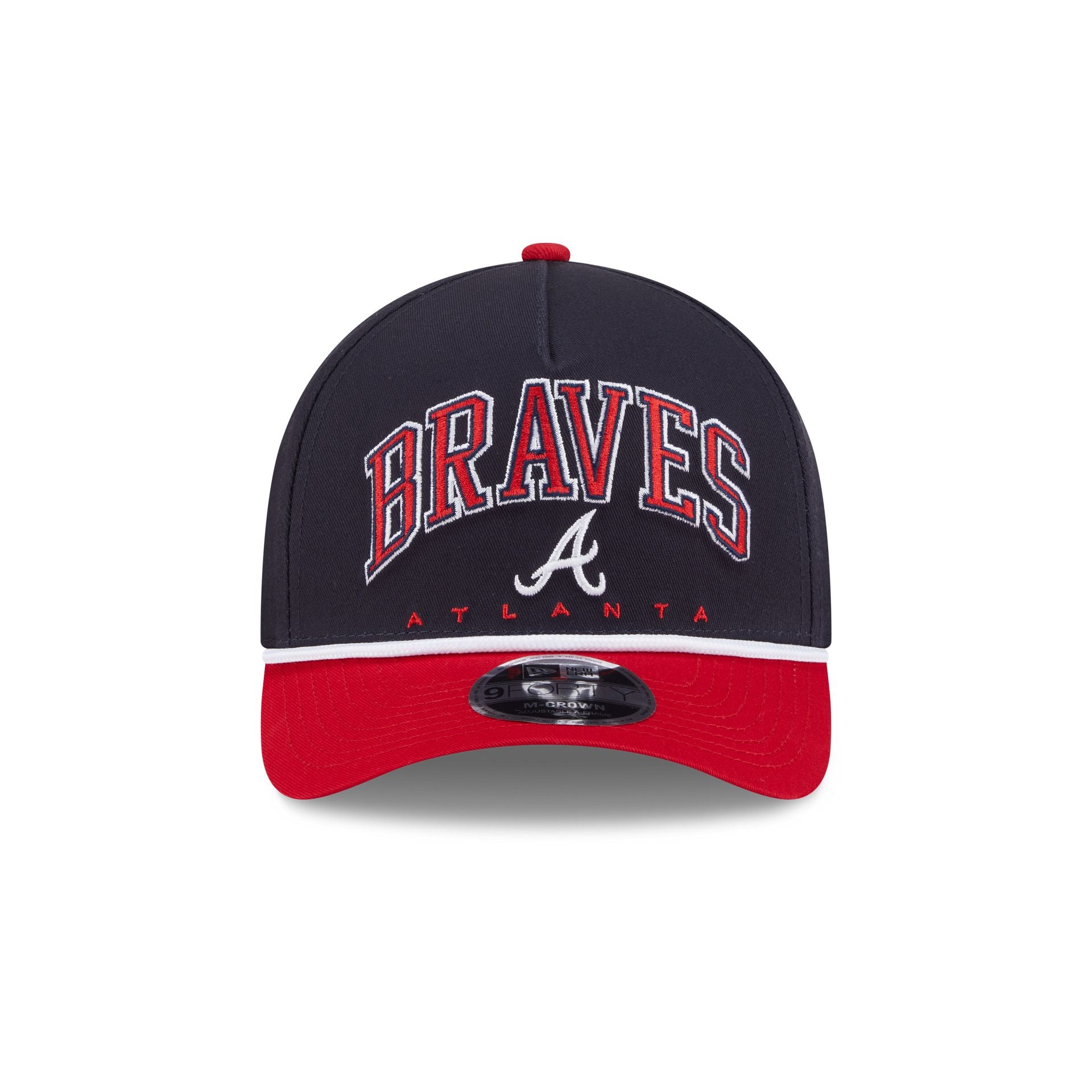Alternative view of Atlanta Braves Arch 9Forty M-Crown A-Frame Snapback Hat