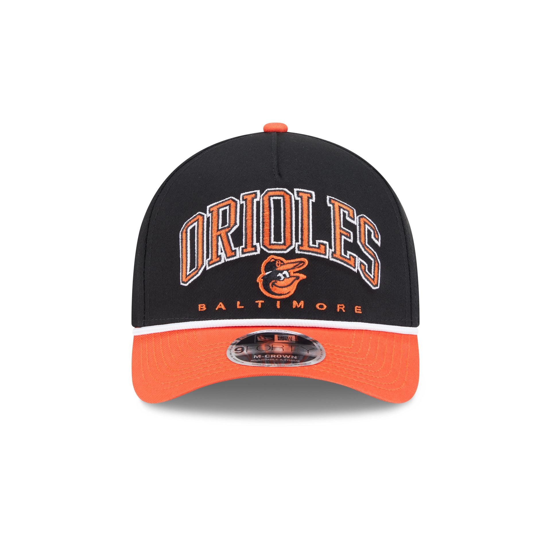 Alternative view of Baltimore Orioles Arch 9Forty M-Crown A-Frame Snapback Hat