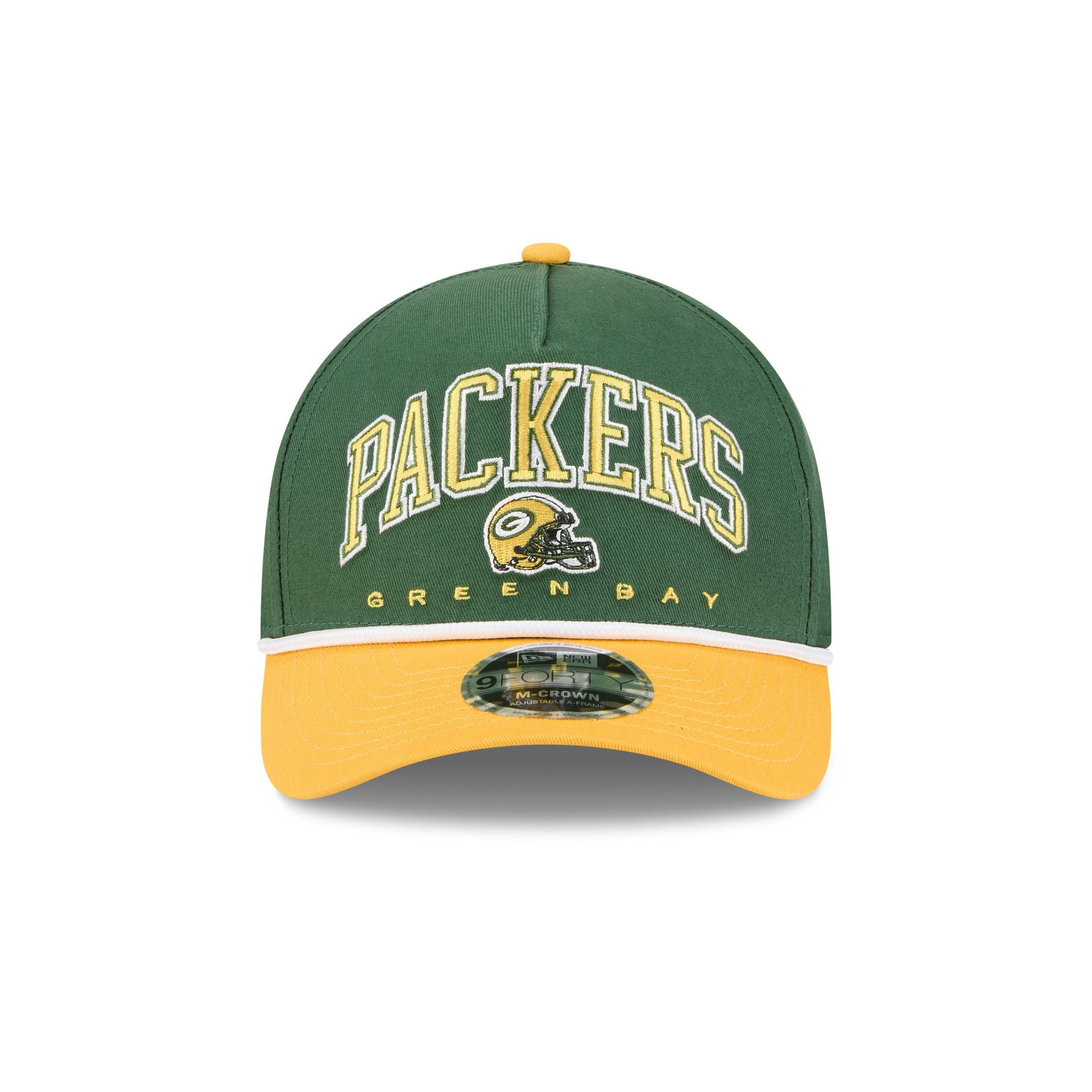 Alternative view of Green Bay Packers Arch 9Forty M-Crown A-Frame Snapback Hat