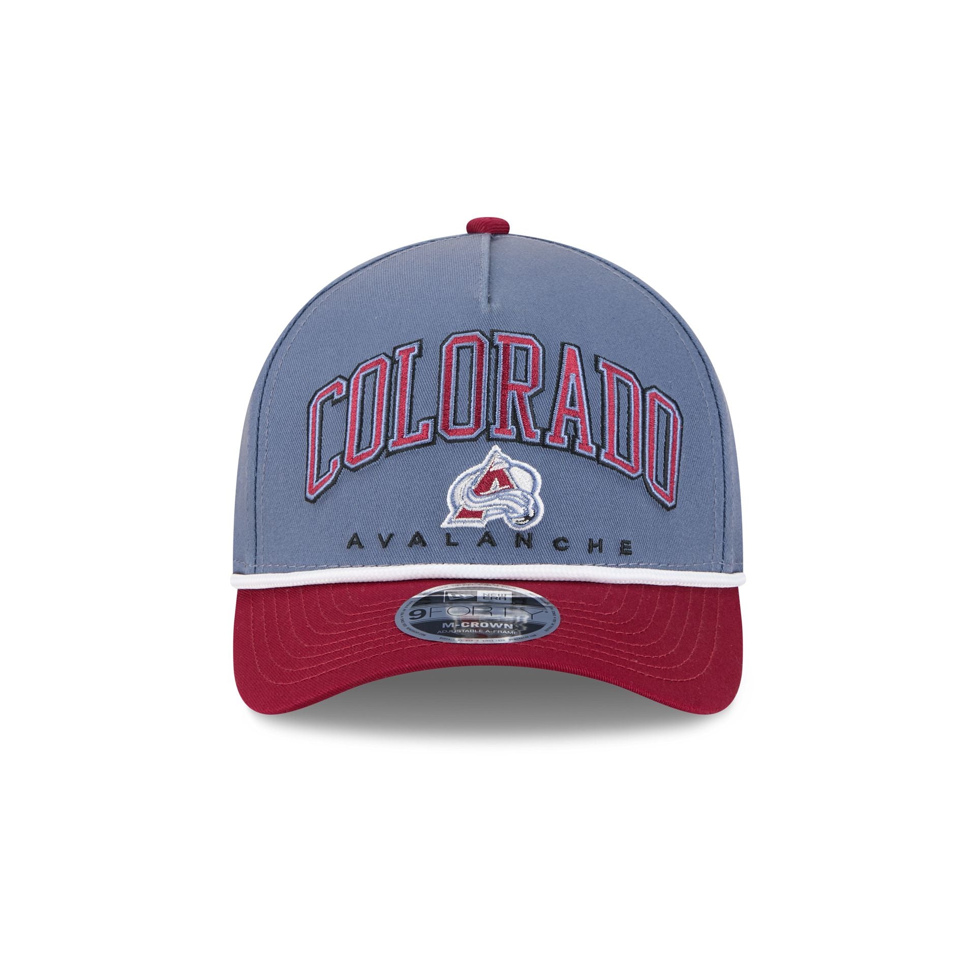 Alternative view of Colorado Avalanche Arch 9Forty M-Crown A-Frame Snapback Hat