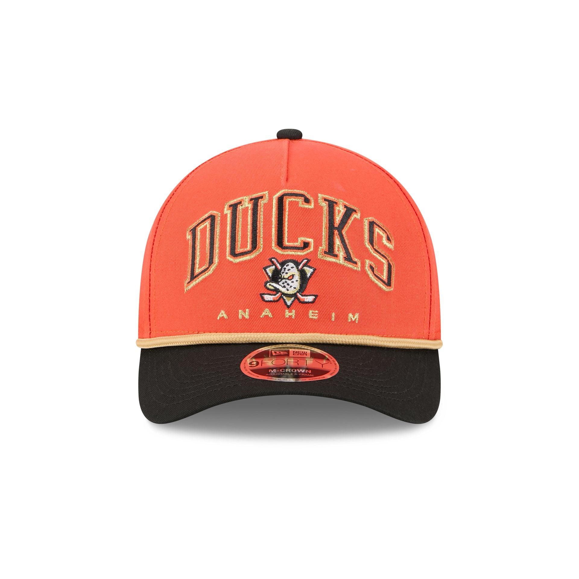 Alternative view of Anaheim Ducks Arch 9Forty M-Crown A-Frame Snapback Hat