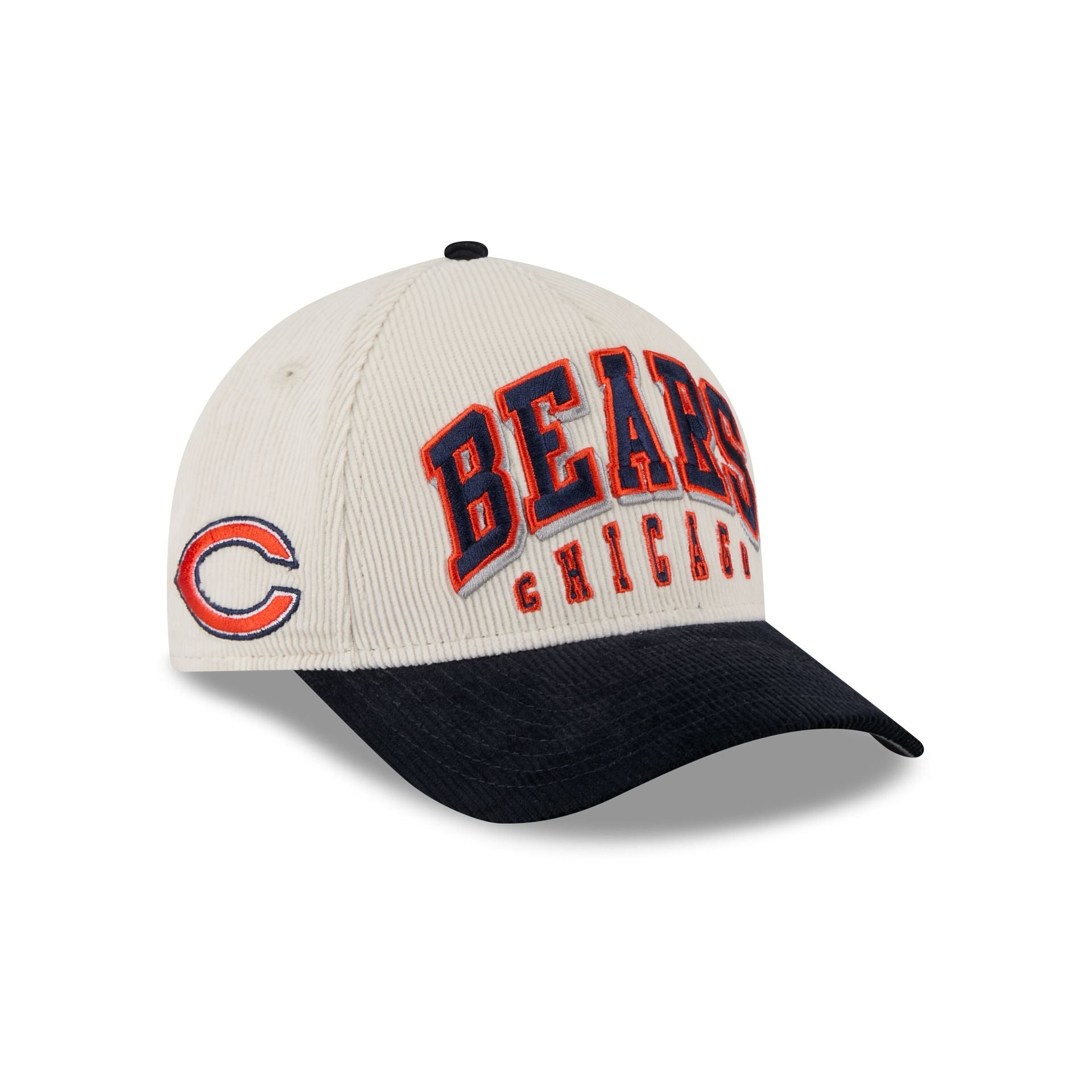 Chicago Bears Stacked Corduroy 9Forty M-Crown A-Frame Snapback Hat