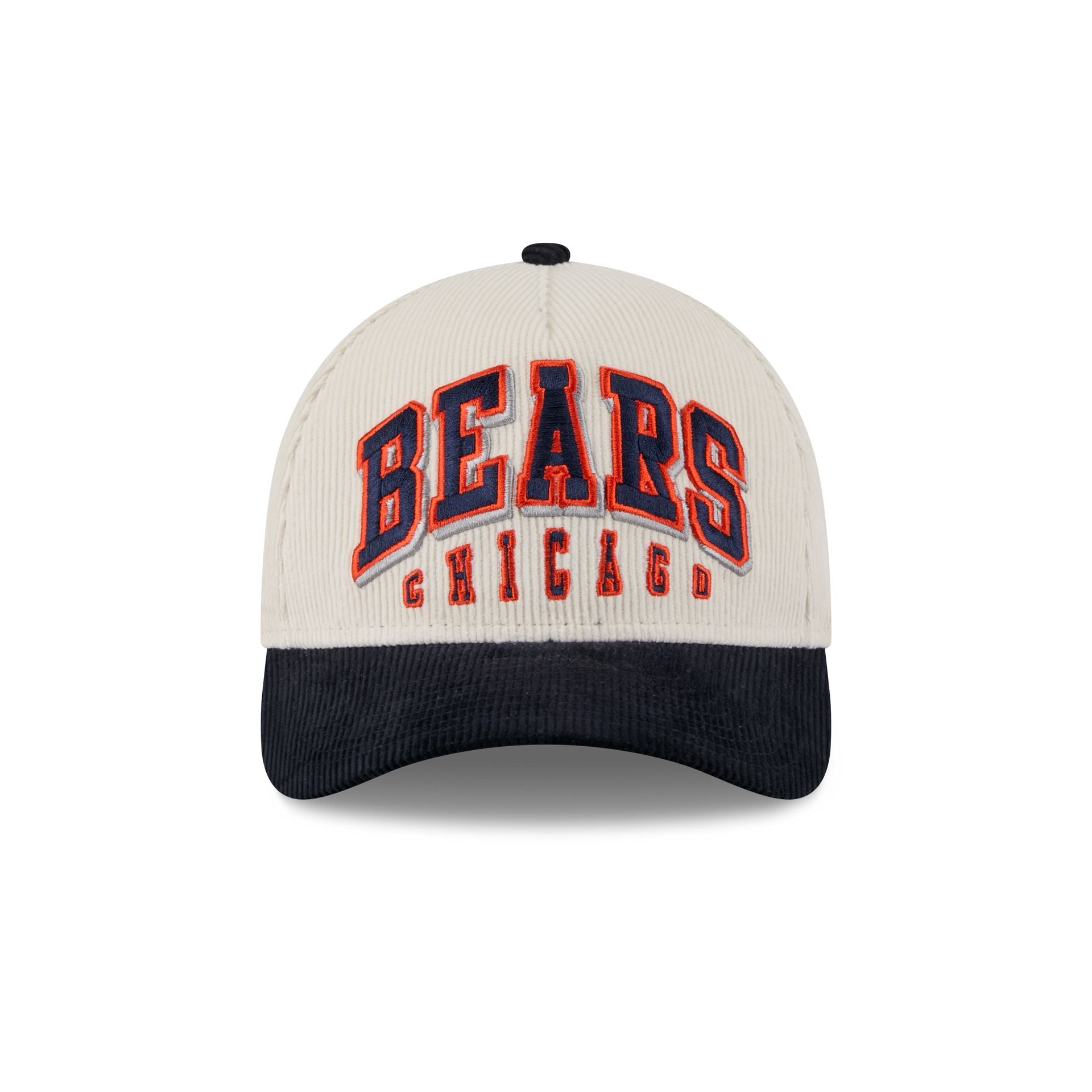 Alternative view of Chicago Bears Stacked Corduroy 9Forty M-Crown A-Frame Snapback Hat