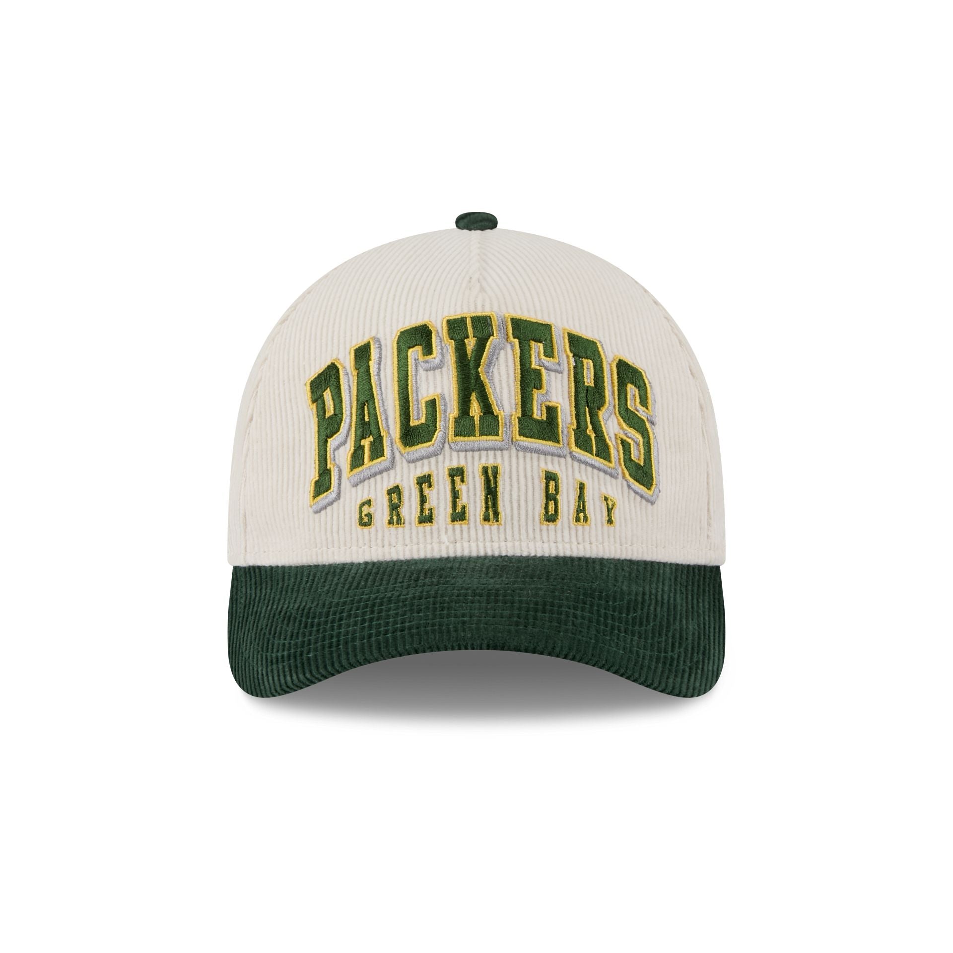 Alternative view of Green Bay Packers Stacked Corduroy 9Forty M-Crown A-Frame Snapback Hat