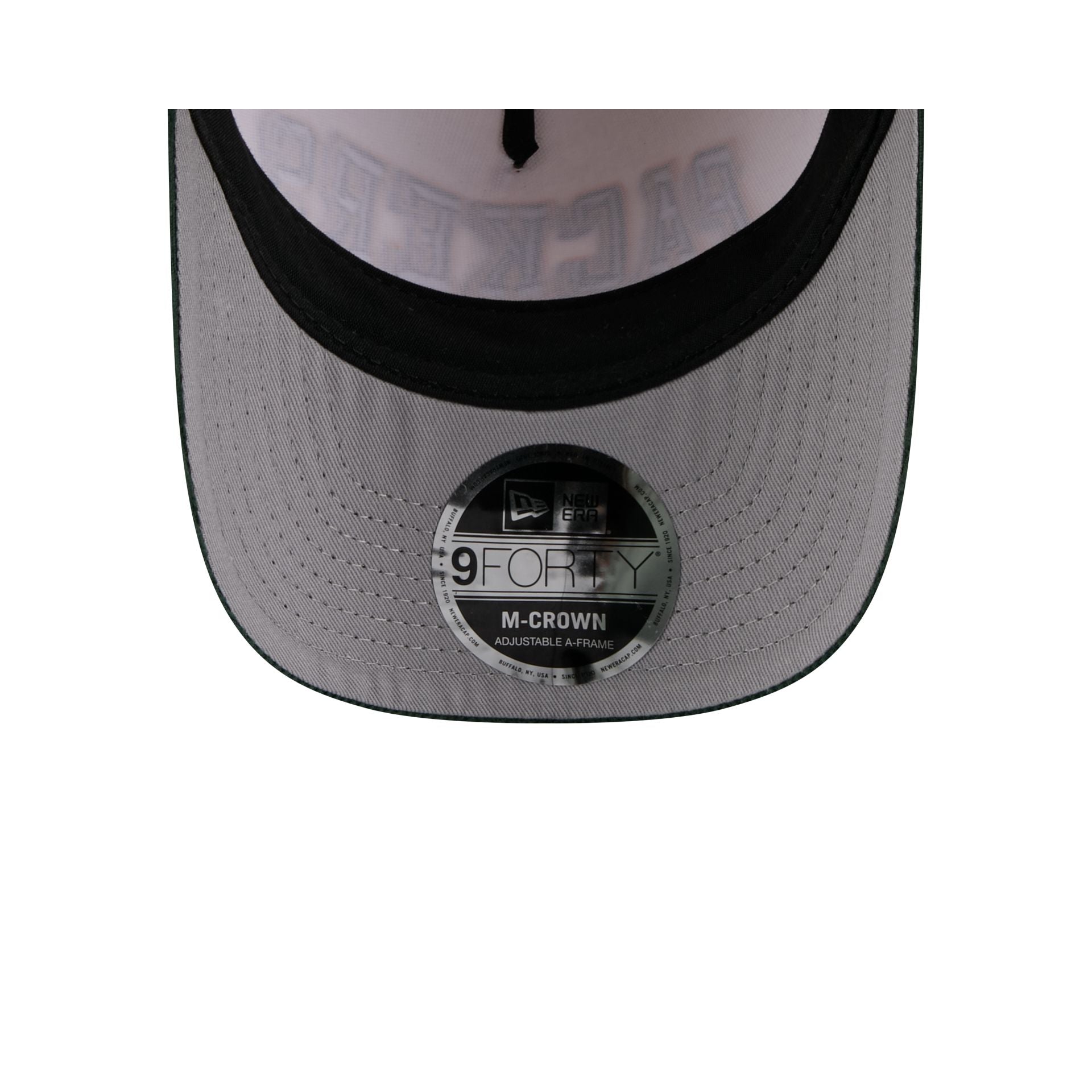 Green Bay Packers Stacked Corduroy 9Forty M-Crown A-Frame Snapback Hat - Image 7