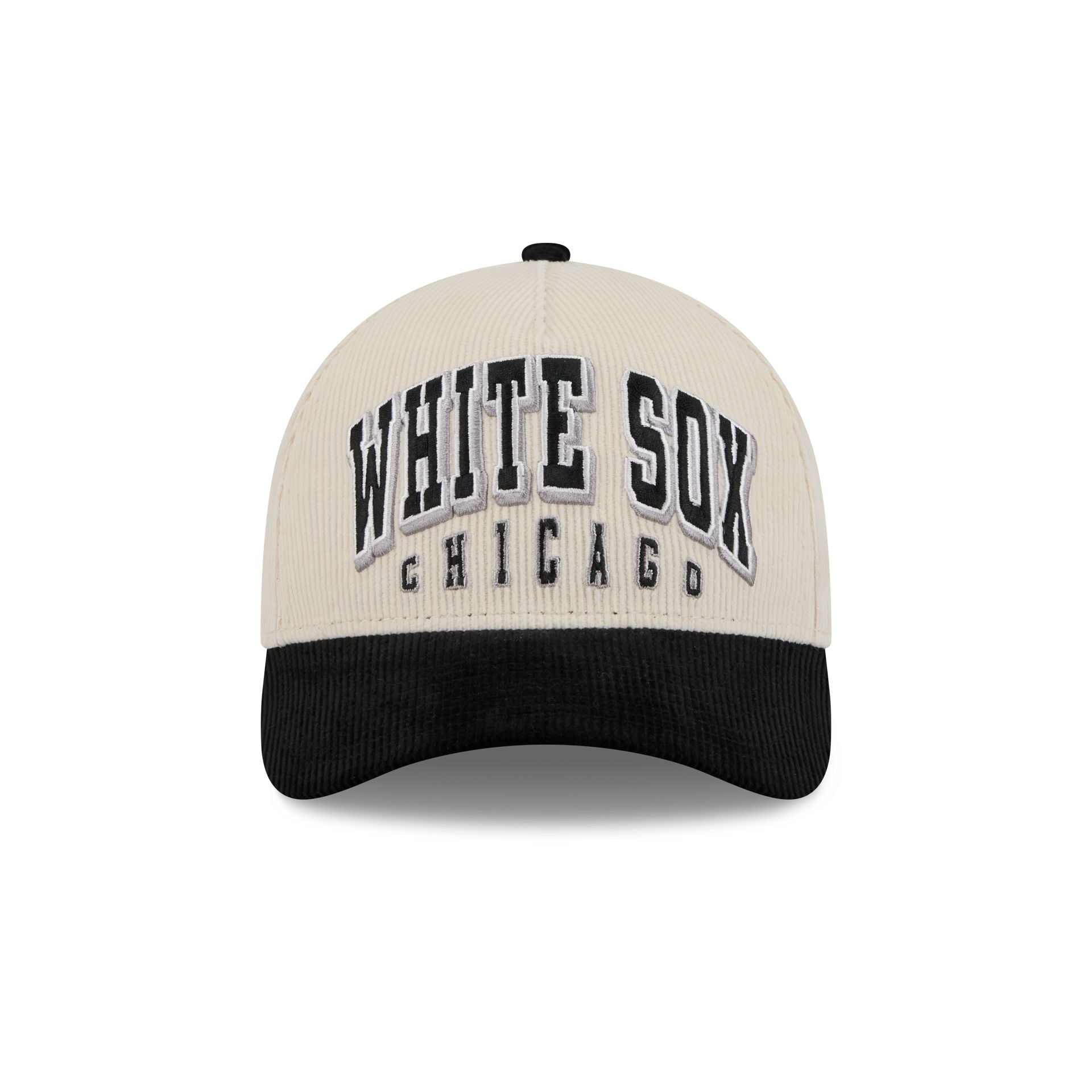 Alternative view of Chicago White Sox Stacked Corduroy 9Forty M-Crown A-Frame Snapback Hat