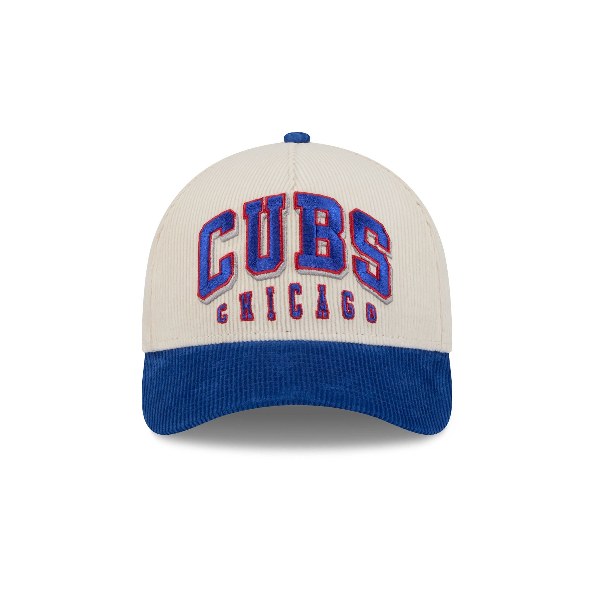 Alternative view of Chicago Cubs Stacked Corduroy 9Forty M-Crown A-Frame Snapback Hat