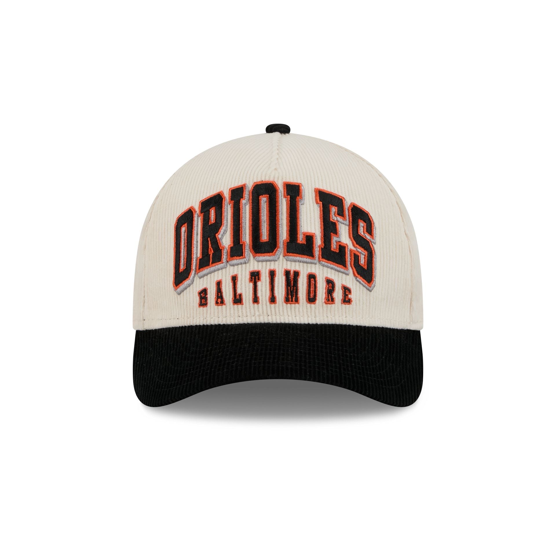 Alternative view of Baltimore Orioles Stacked Corduroy 9Forty M-Crown A-Frame Snapback Hat