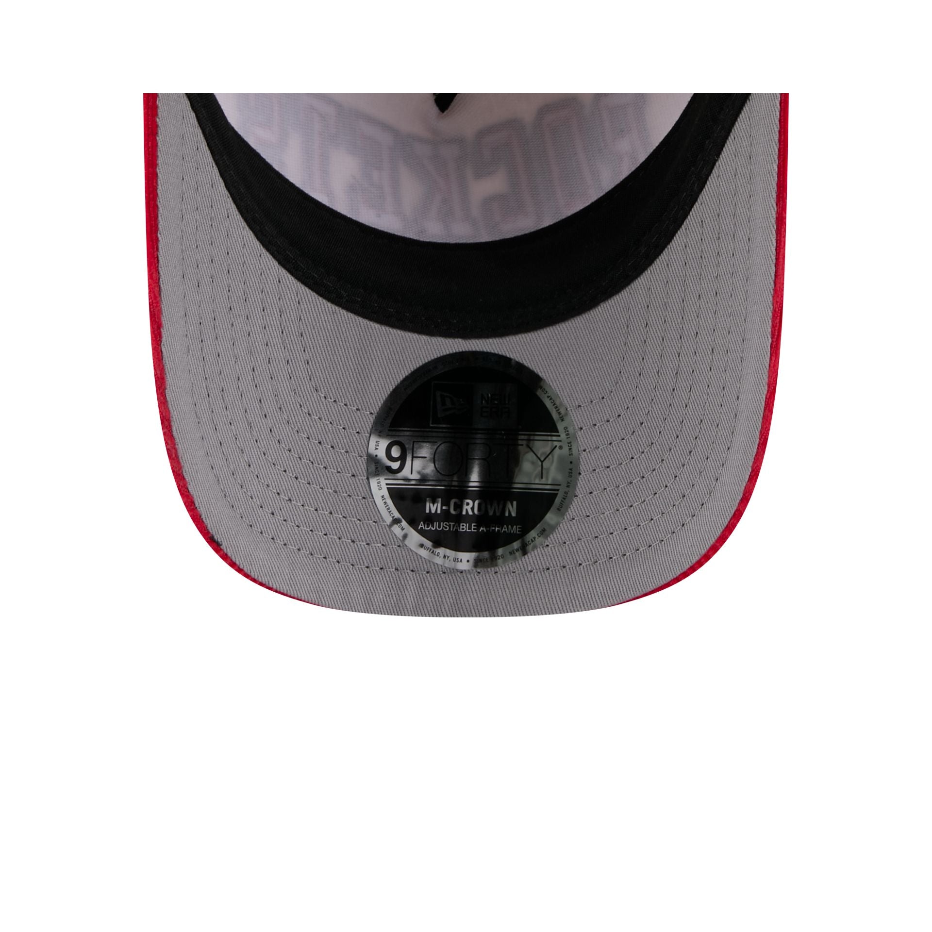 Houston Rockets Stacked Corduroy 9Forty M-Crown A-Frame Snapback Hat - Image 7