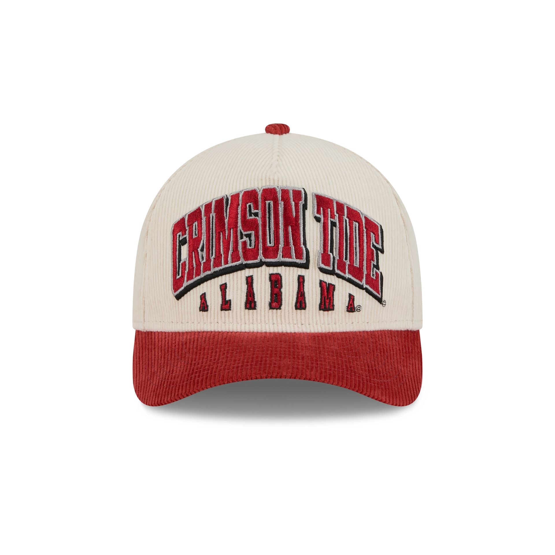 Alternative view of Alabama Crimson Tide Stacked Corduroy 9Forty M-Crown A-Frame Snapback Hat