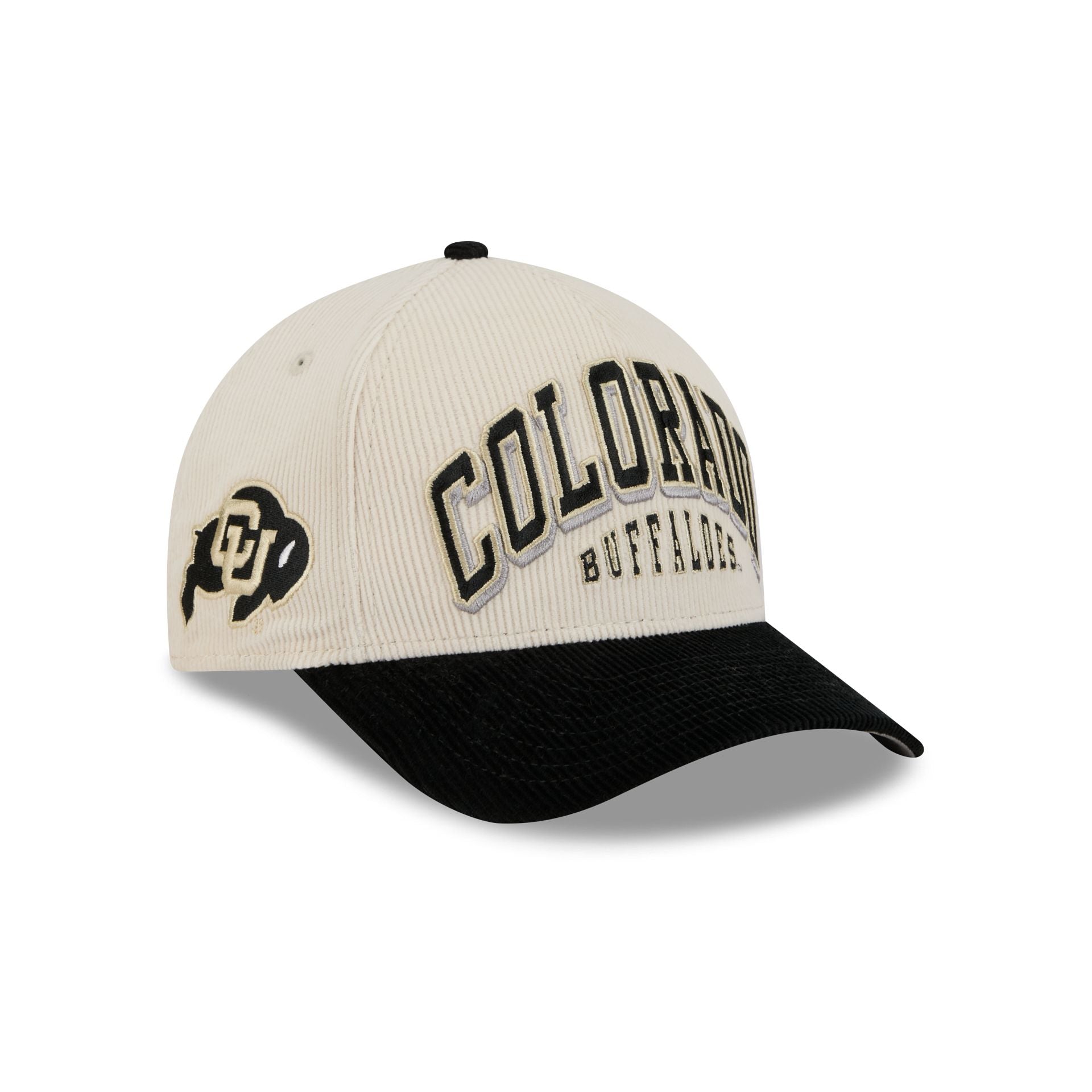 Colorado Buffaloes Stacked Corduroy 9Forty M-Crown A-Frame Snapback Hat