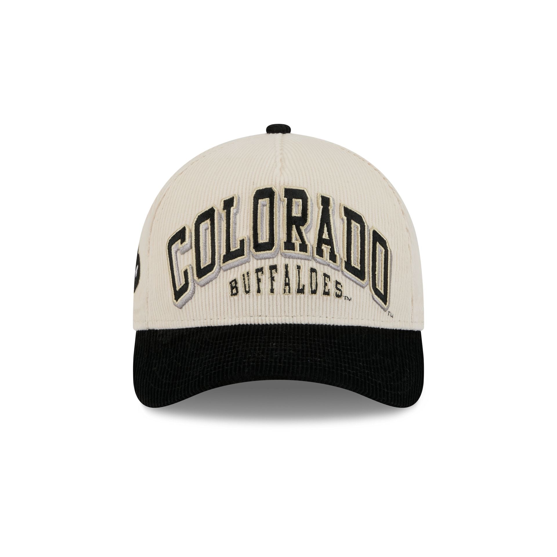 Alternative view of Colorado Buffaloes Stacked Corduroy 9Forty M-Crown A-Frame Snapback Hat