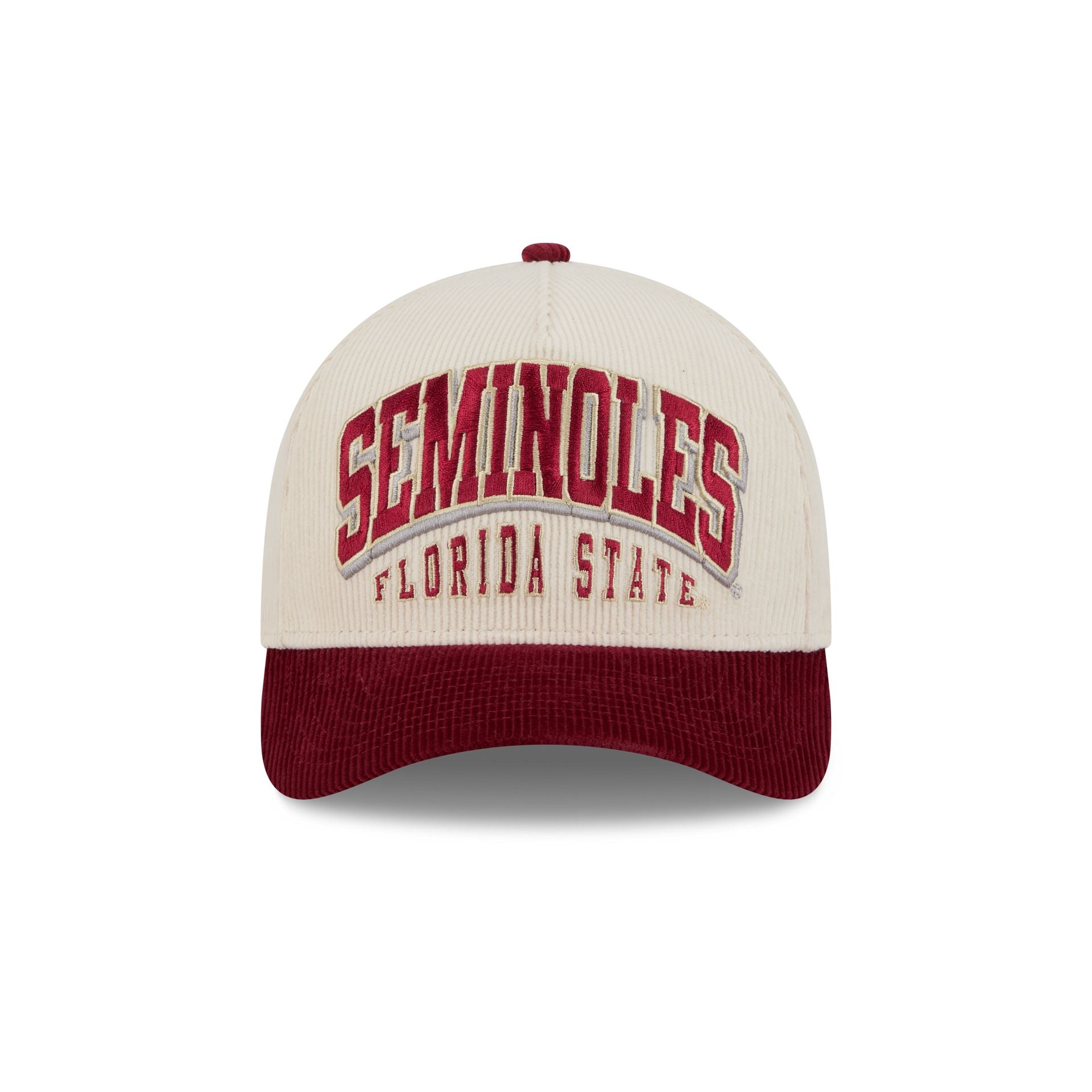 Florida State Seminoles Stacked Corduroy 9Forty M-Crown A-Frame Snapback Hat - Image 2