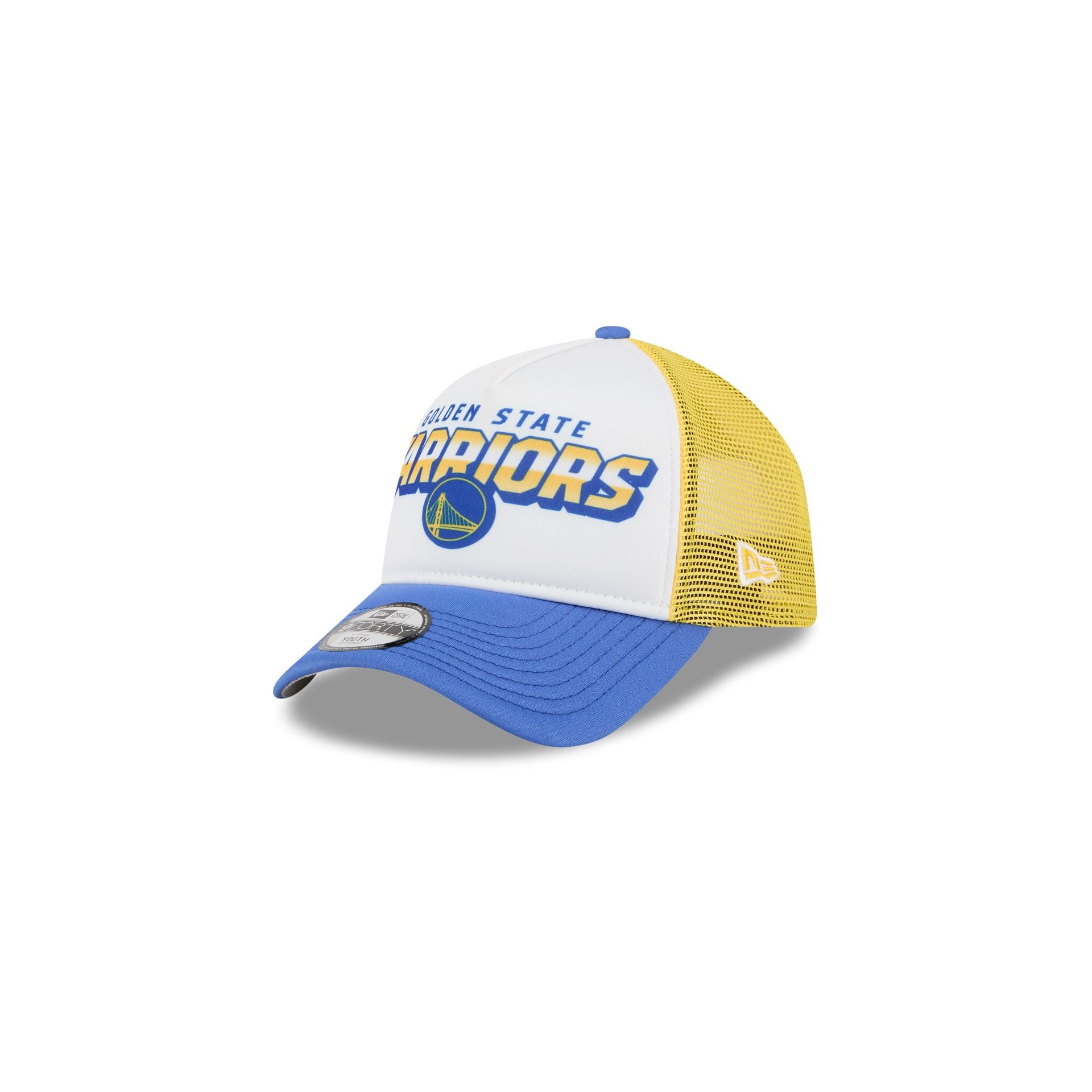 Golden State Warriors Shine Kids 9Forty A-Frame Trucker Hat