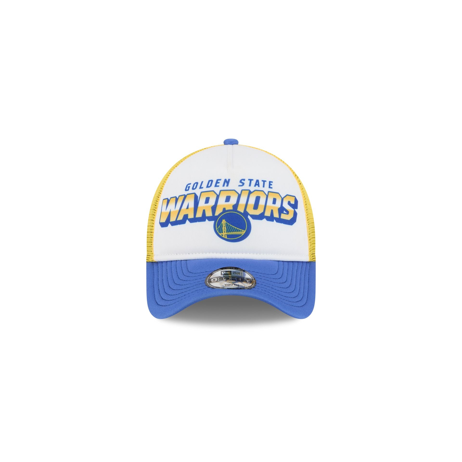 Alternative view of Golden State Warriors Shine Kids 9Forty A-Frame Trucker Hat