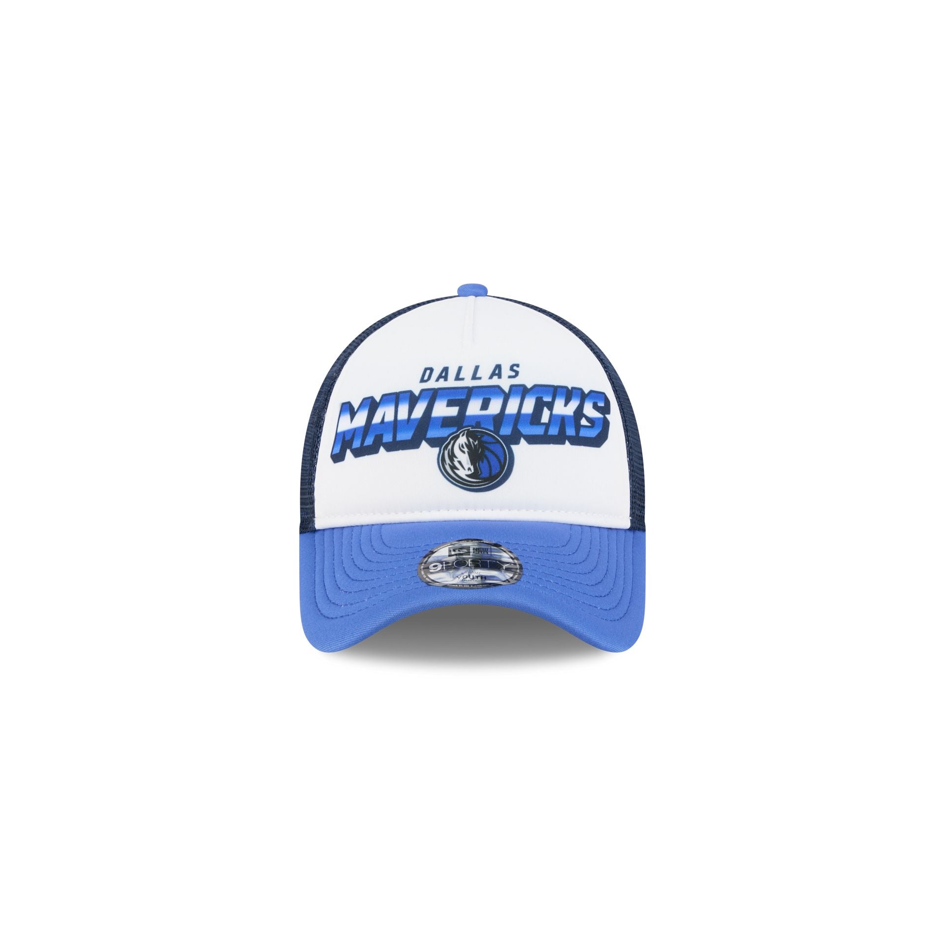 Alternative view of Dallas Mavericks Shine Kids 9Forty A-Frame Trucker Hat