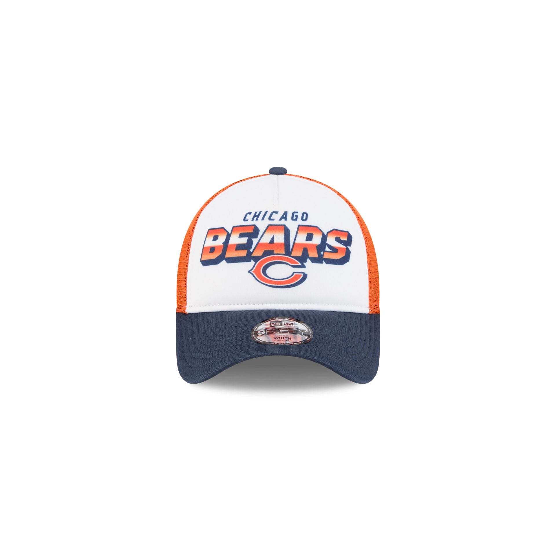 Alternative view of Chicago Bears Shine Kids 9Forty A-Frame Trucker Hat