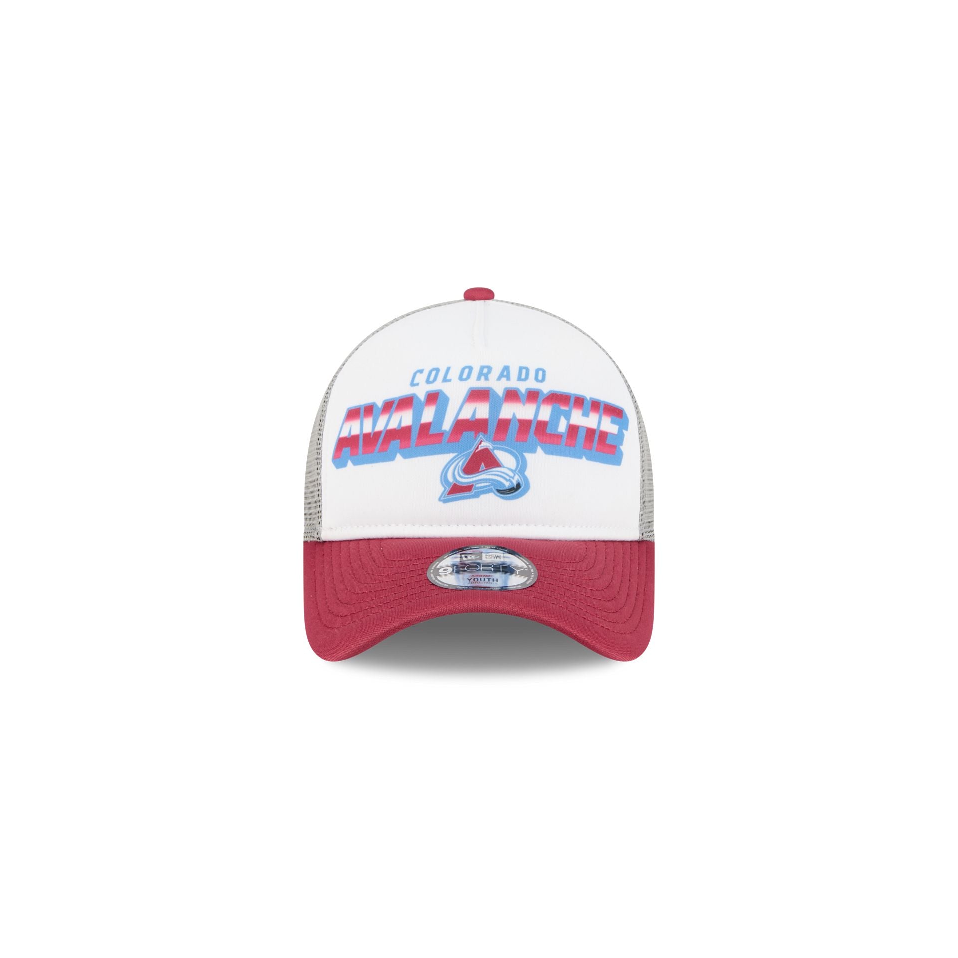 Alternative view of Colorado Avalanche Shine Kids 9Forty A-Frame Trucker Hat