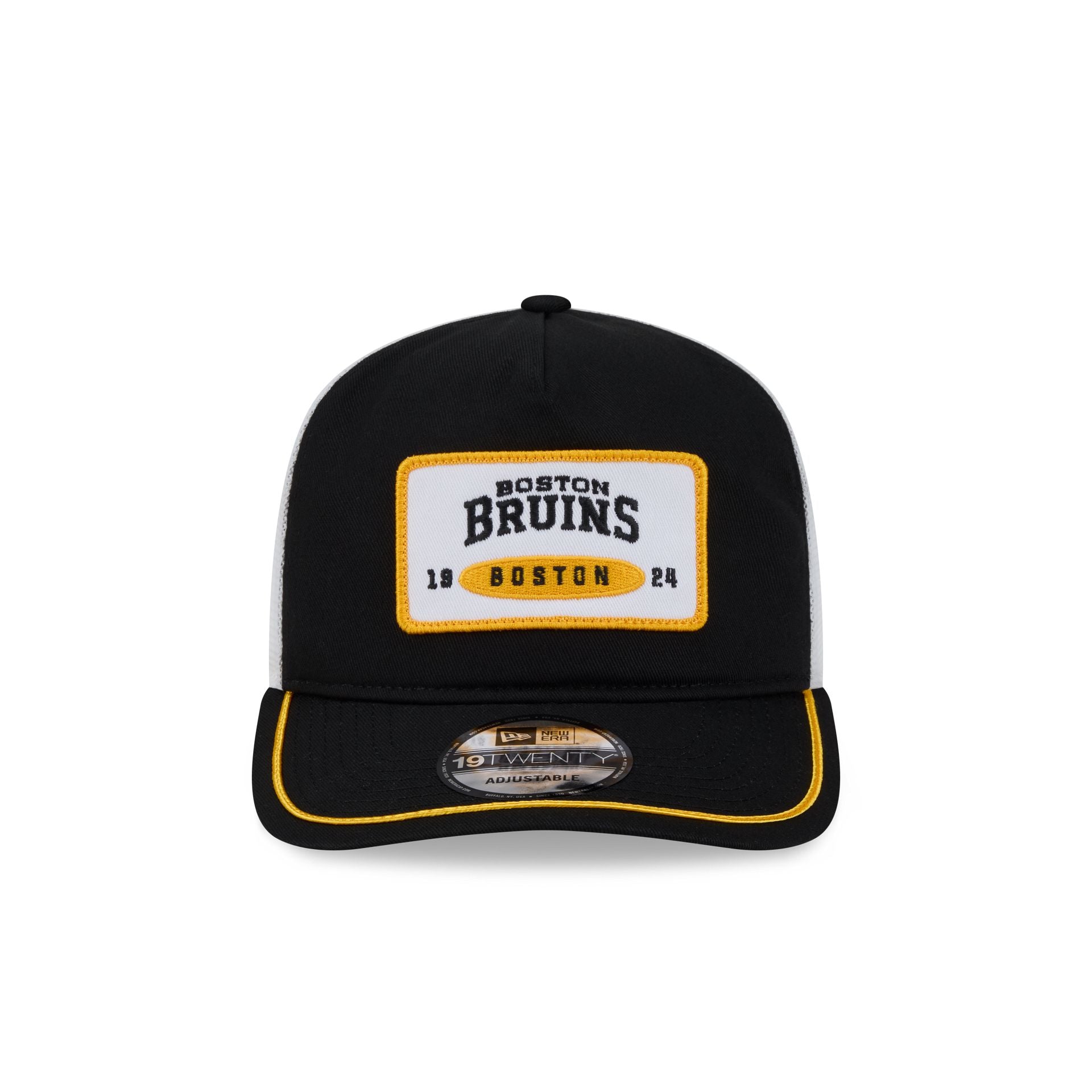 Alternative view of Boston Bruins Patch 19Twenty Trucker Hat