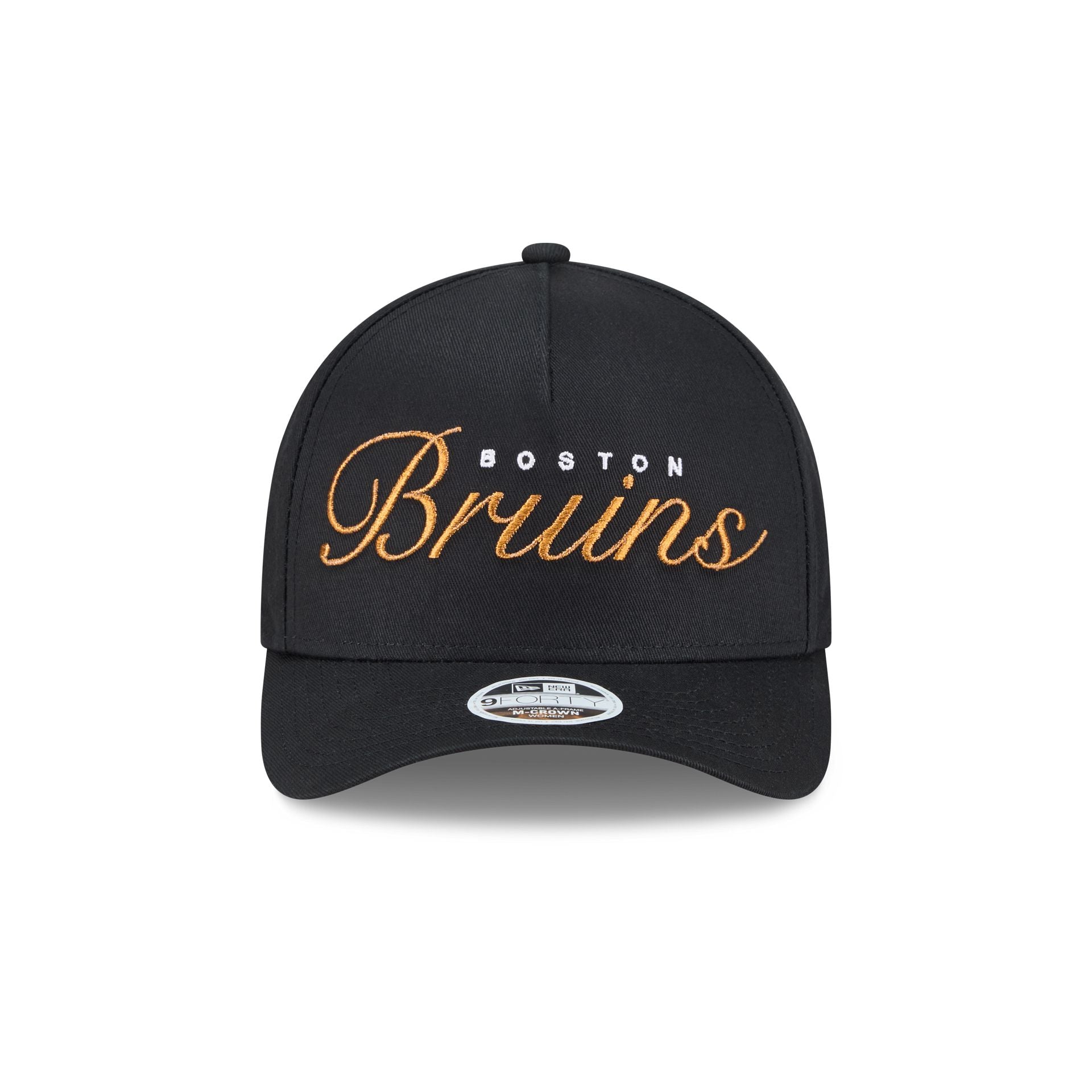 Alternative view of Boston Bruins Metallic Women's 9Forty M-Crown A-Frame Snapback Hat