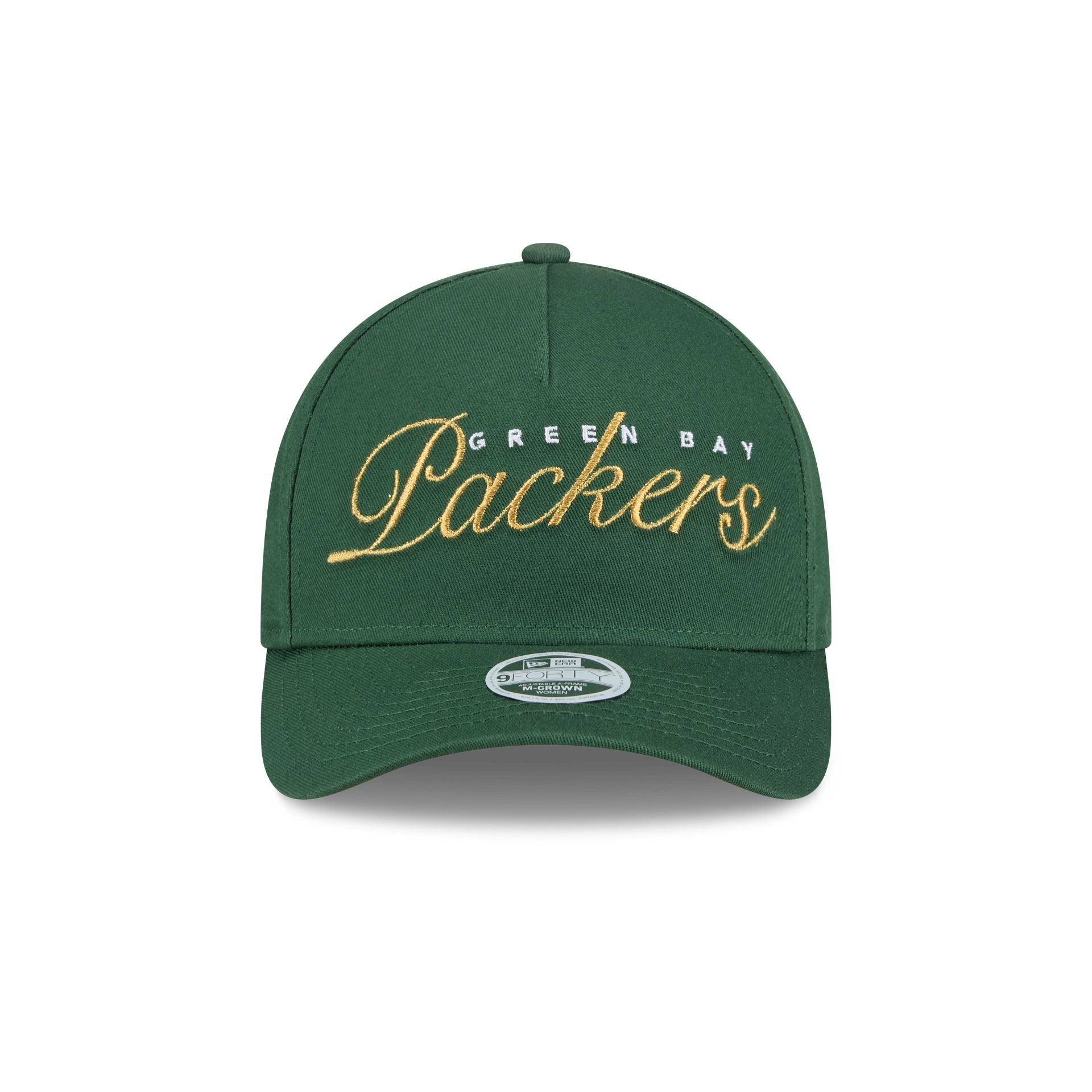 Alternative view of Green Bay Packers Metallic Women's 9Forty M-Crown A-Frame Snapback Hat