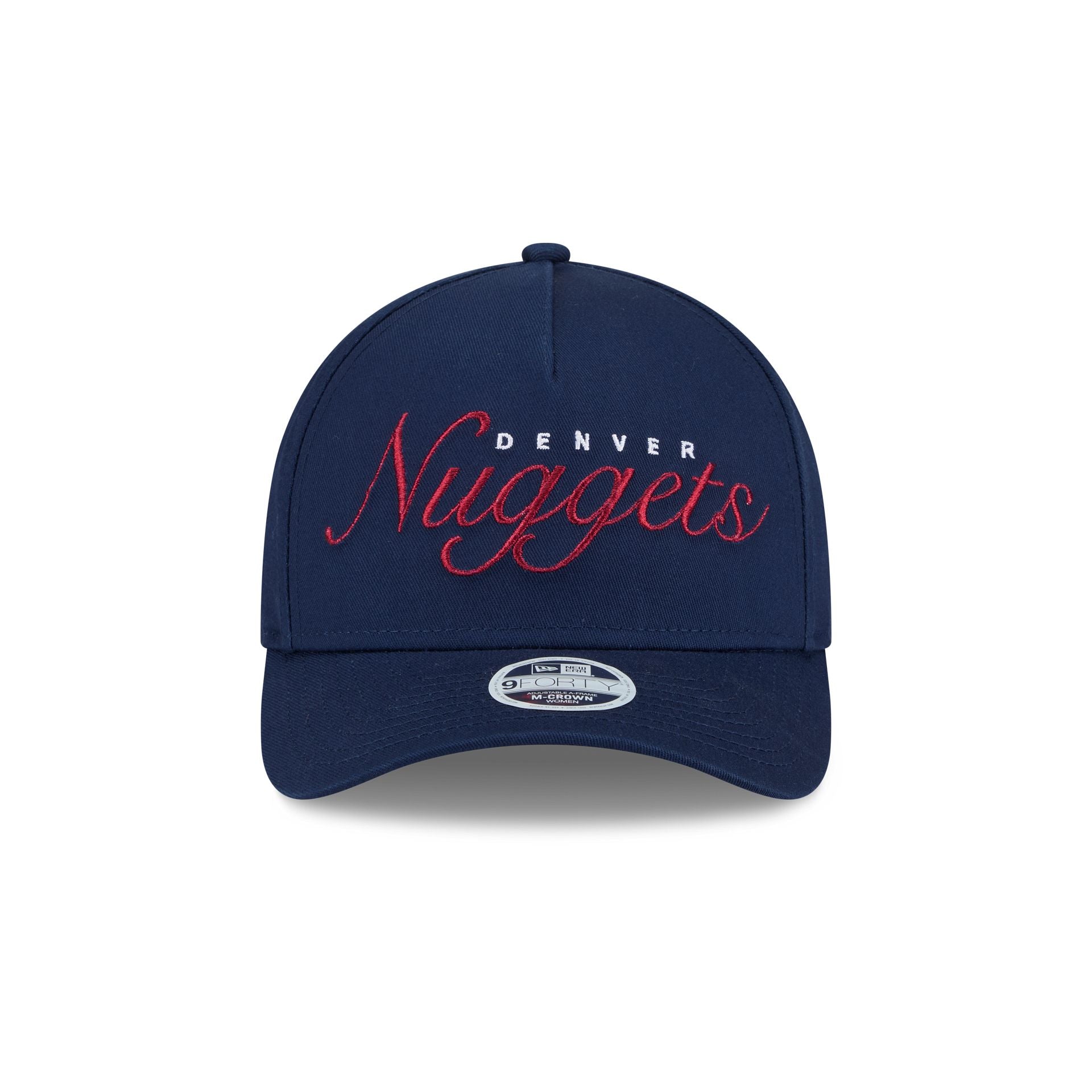 Alternative view of Denver Nuggets Metallic Women's 9Forty M-Crown A-Frame Snapback Hat