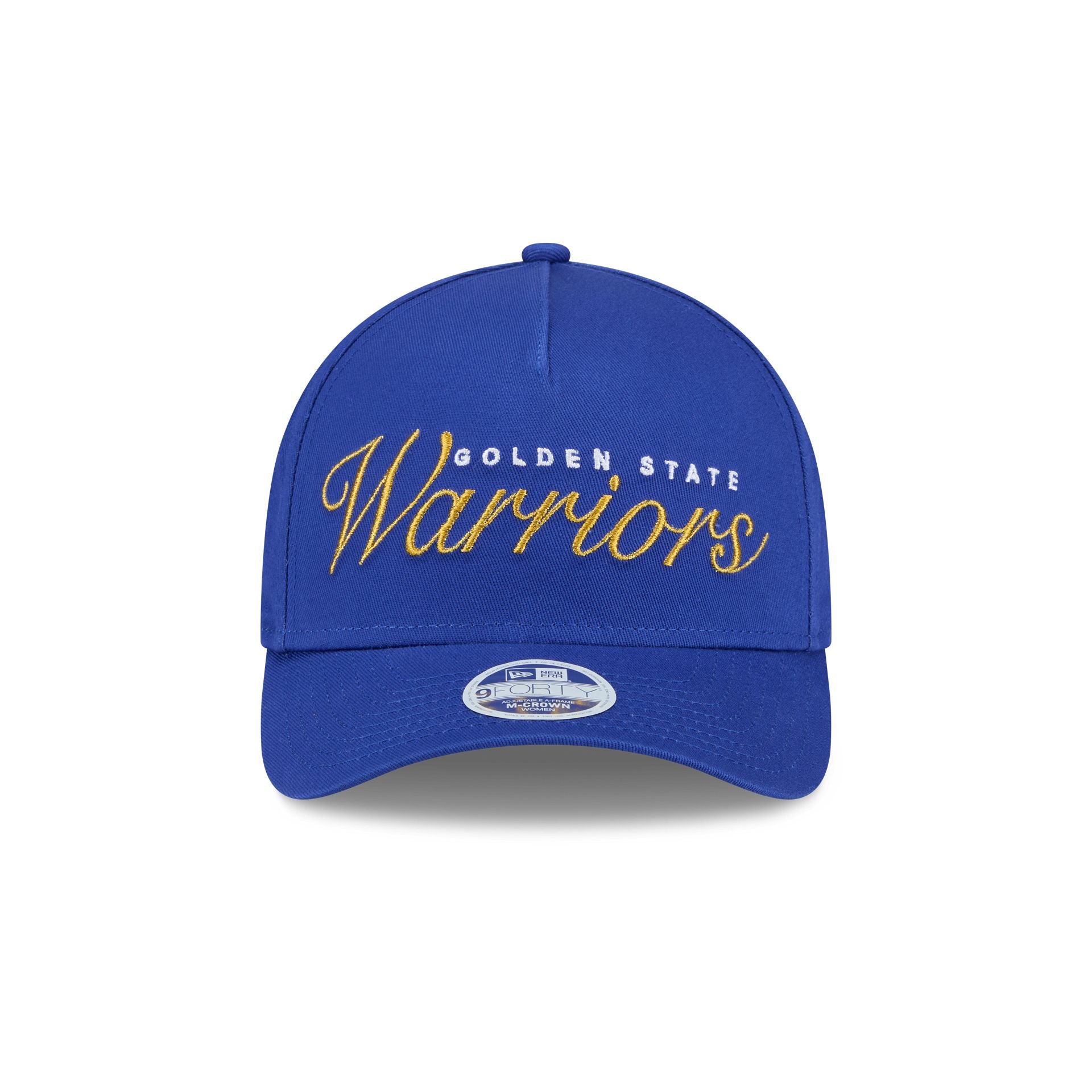 Alternative view of Golden State Warriors Metallic Women's 9Forty M-Crown A-Frame Snapback Hat