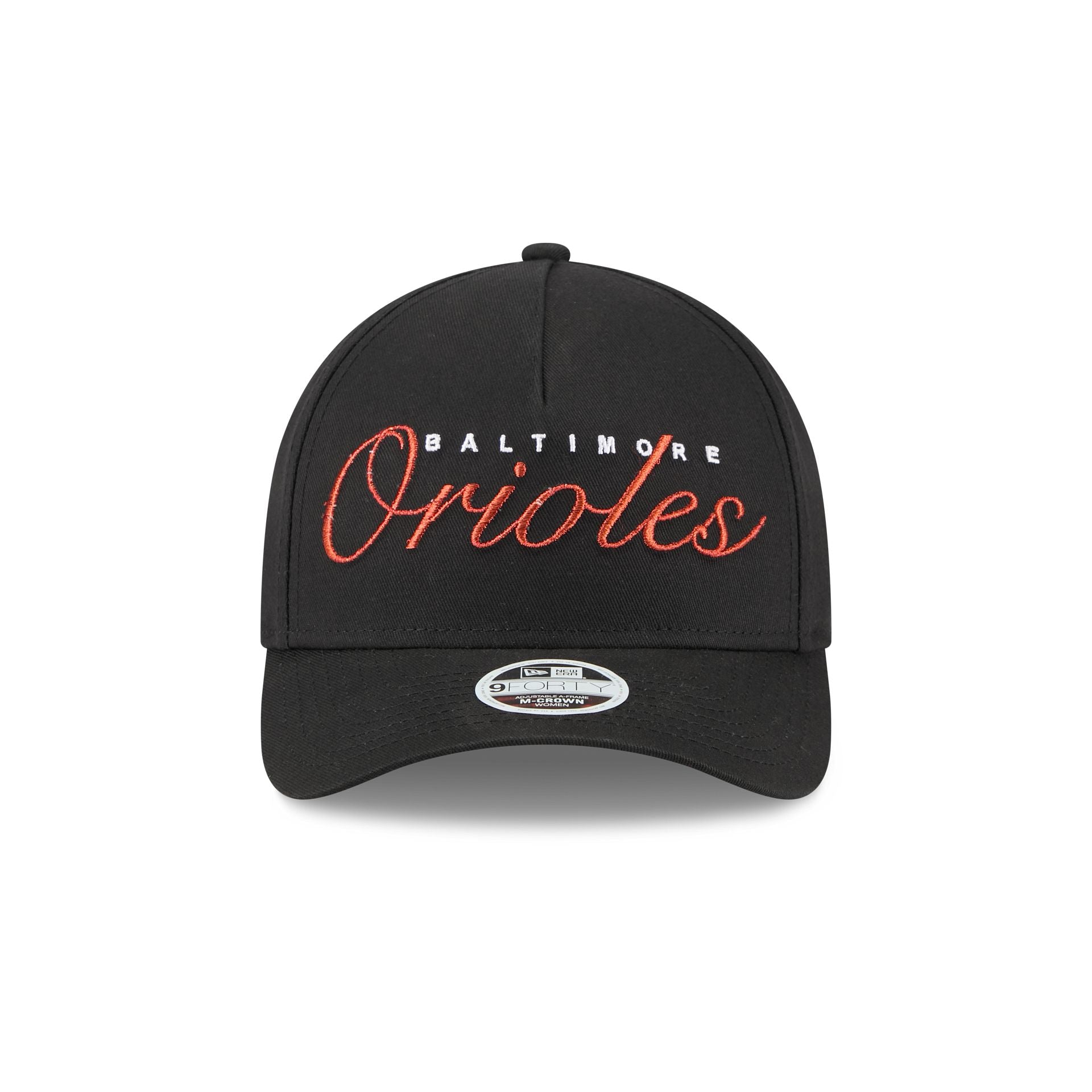 Alternative view of Baltimore Orioles Metallic Women's 9Forty M-Crown A-Frame Snapback Hat