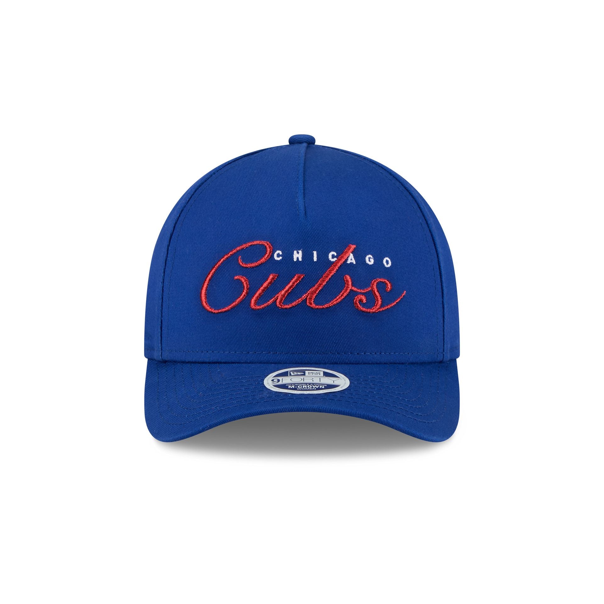 Alternative view of Chicago Cubs Metallic Women's 9Forty M-Crown A-Frame Snapback Hat