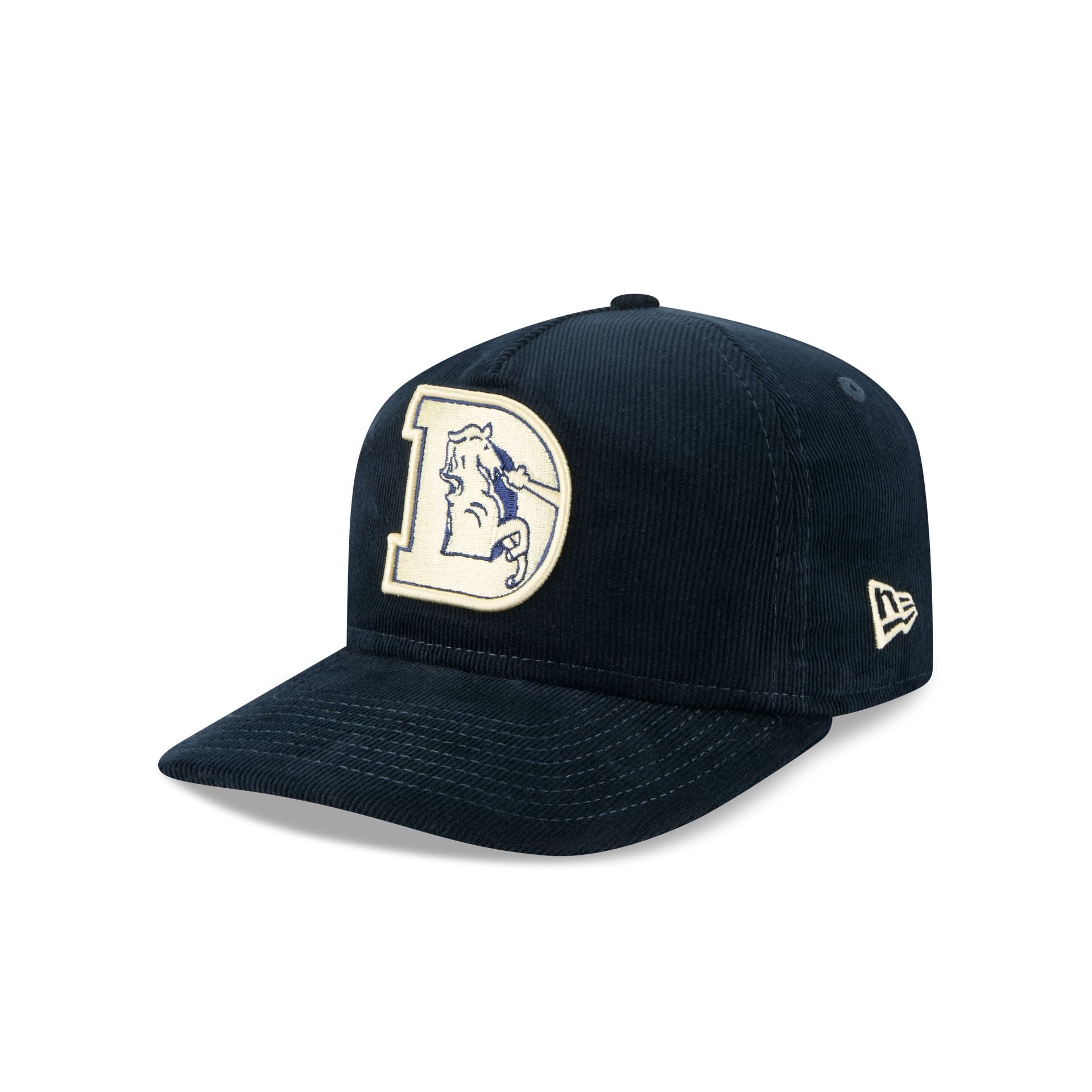 Denver Broncos Nostalgic Navy Corduroy 19Twenty Adjustable Hat