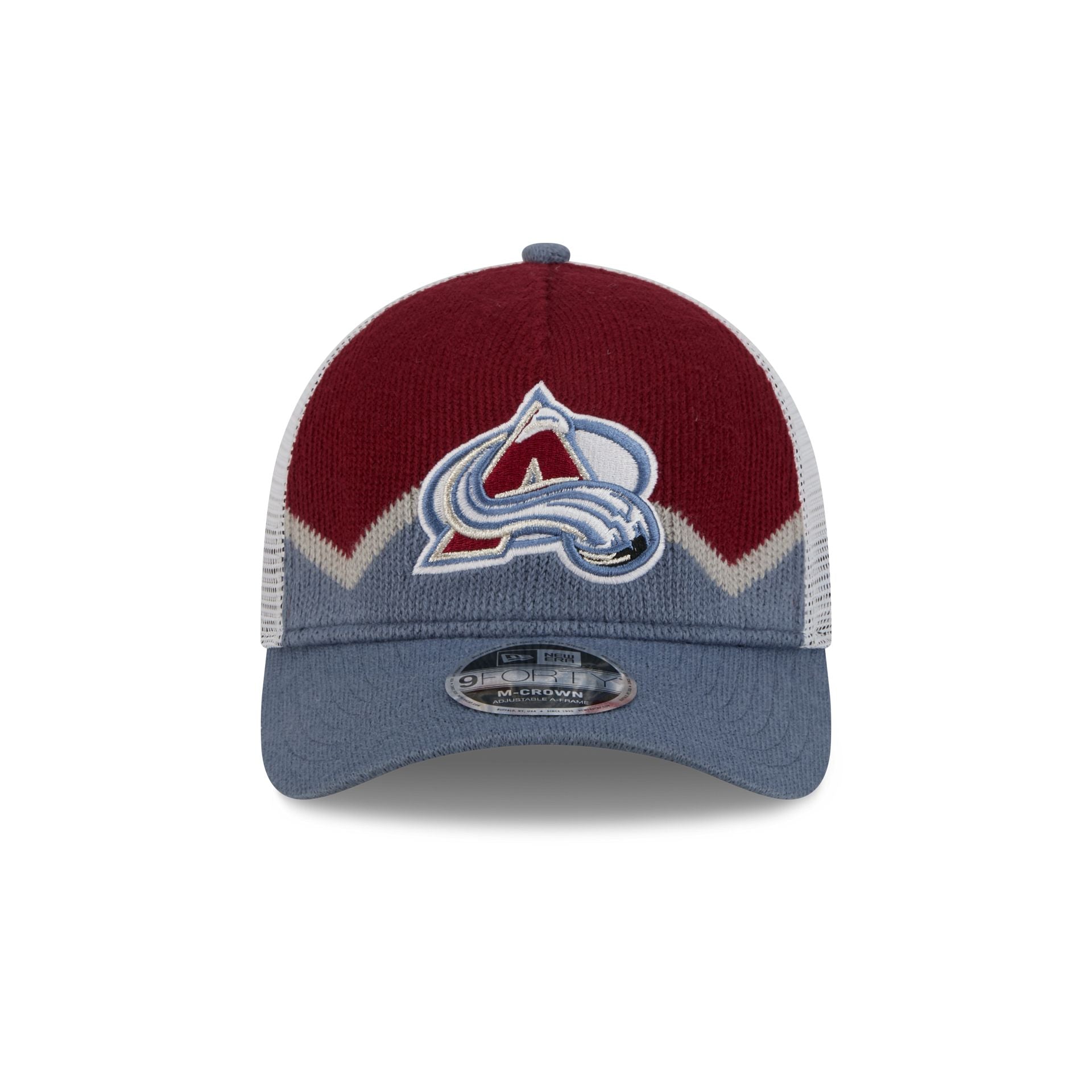 Alternative view of Colorado Avalanche Sock 9Forty M-Crown A-Frame Trucker Hat