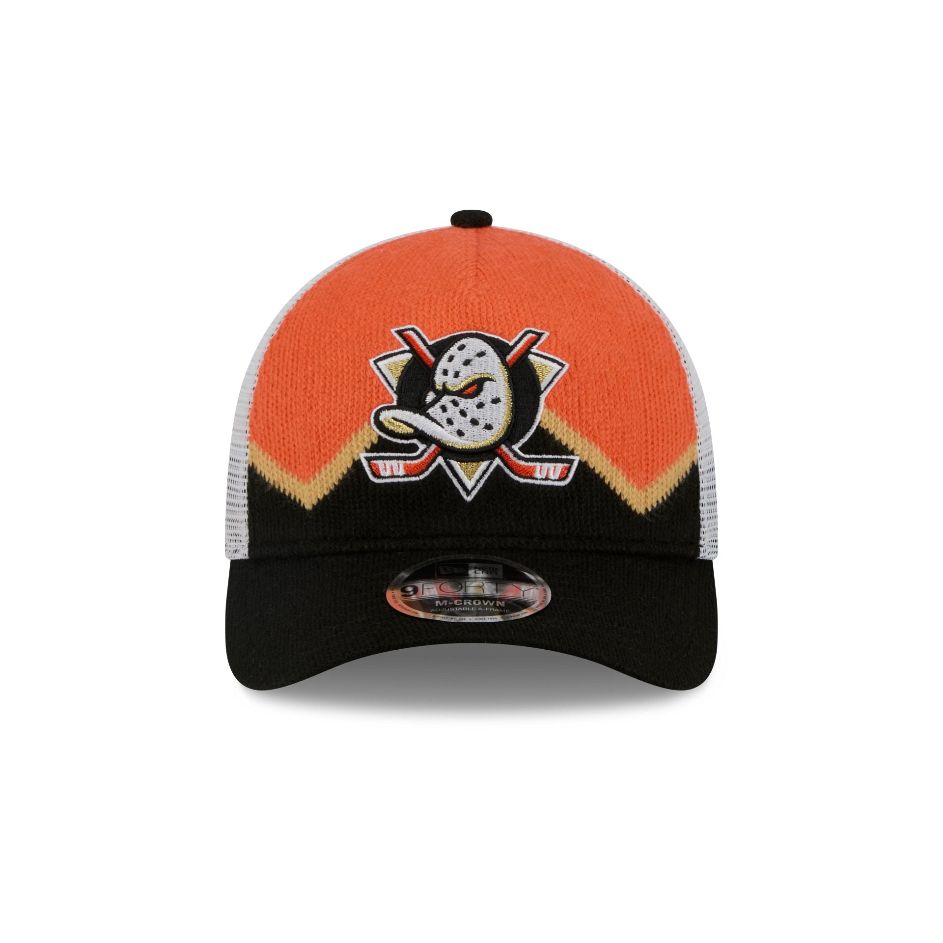 Alternative view of Anaheim Ducks Sock 9Forty M-Crown A-Frame Trucker Hat