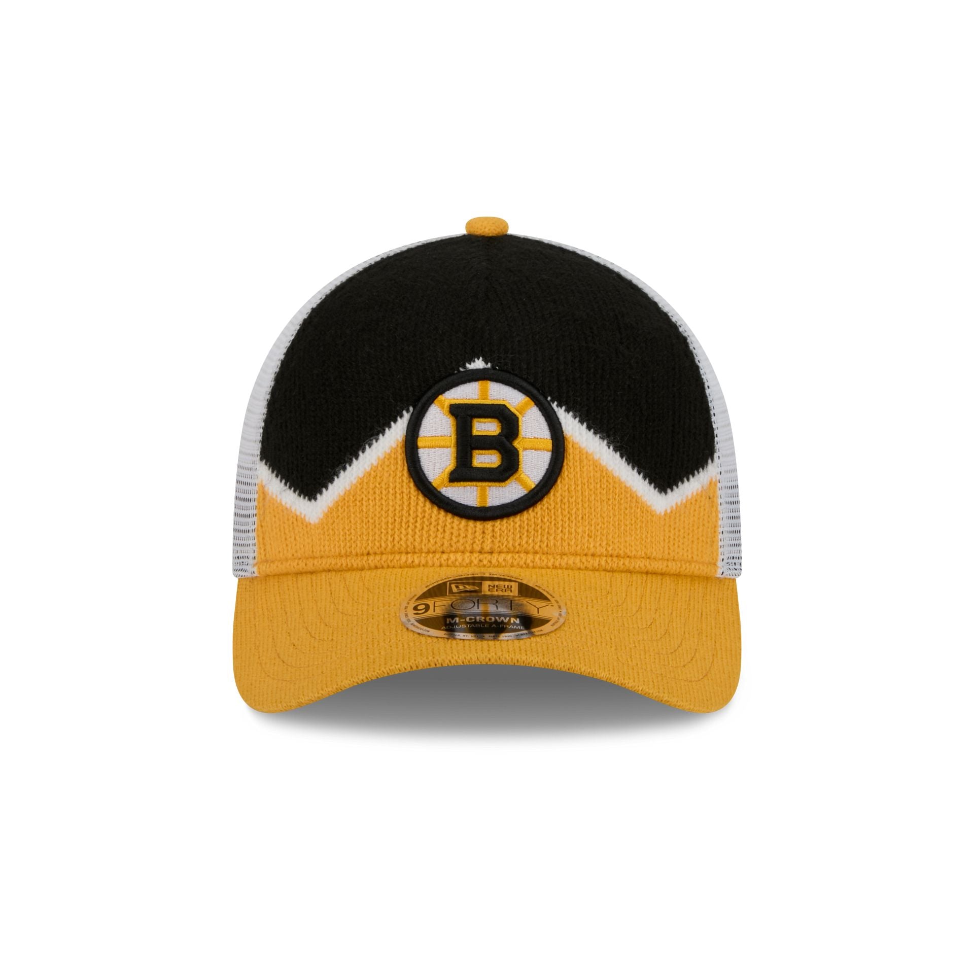 Alternative view of Boston Bruins Sock 9Forty M-Crown A-Frame Trucker Hat
