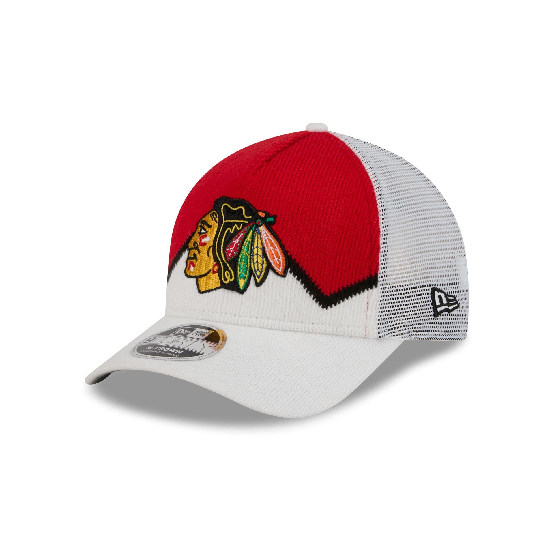 Chicago Blackhawks Sock 9Forty M-Crown A-Frame Trucker Hat