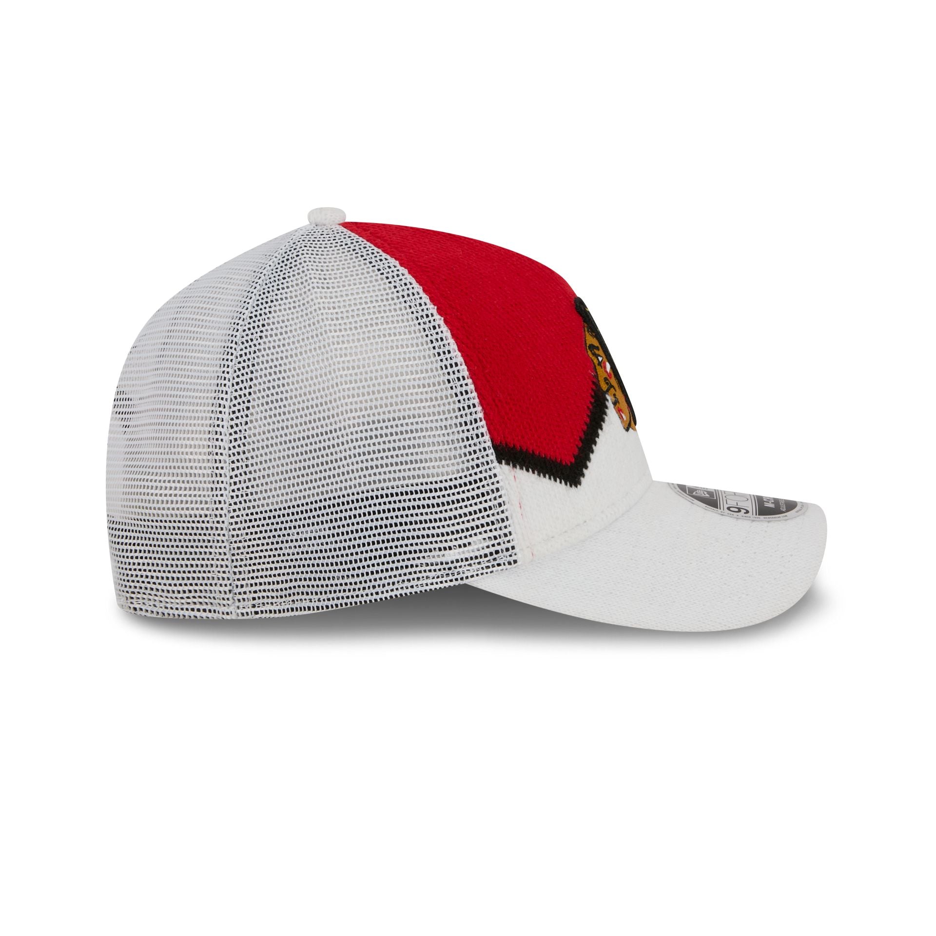Chicago Blackhawks Sock 9Forty M-Crown A-Frame Trucker Hat - Image 5