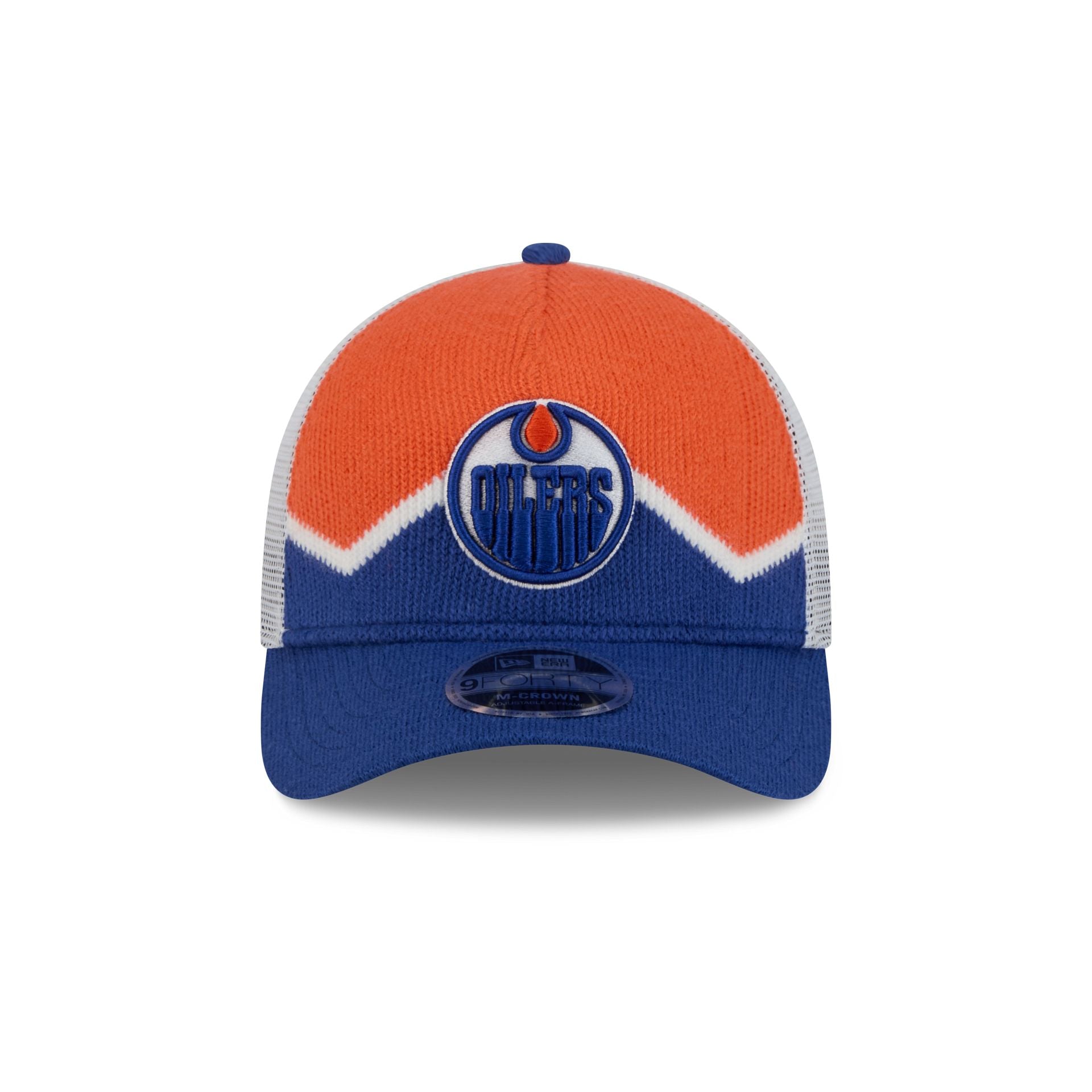 Alternative view of Edmonton Oilers Sock 9Forty M-Crown A-Frame Trucker Hat