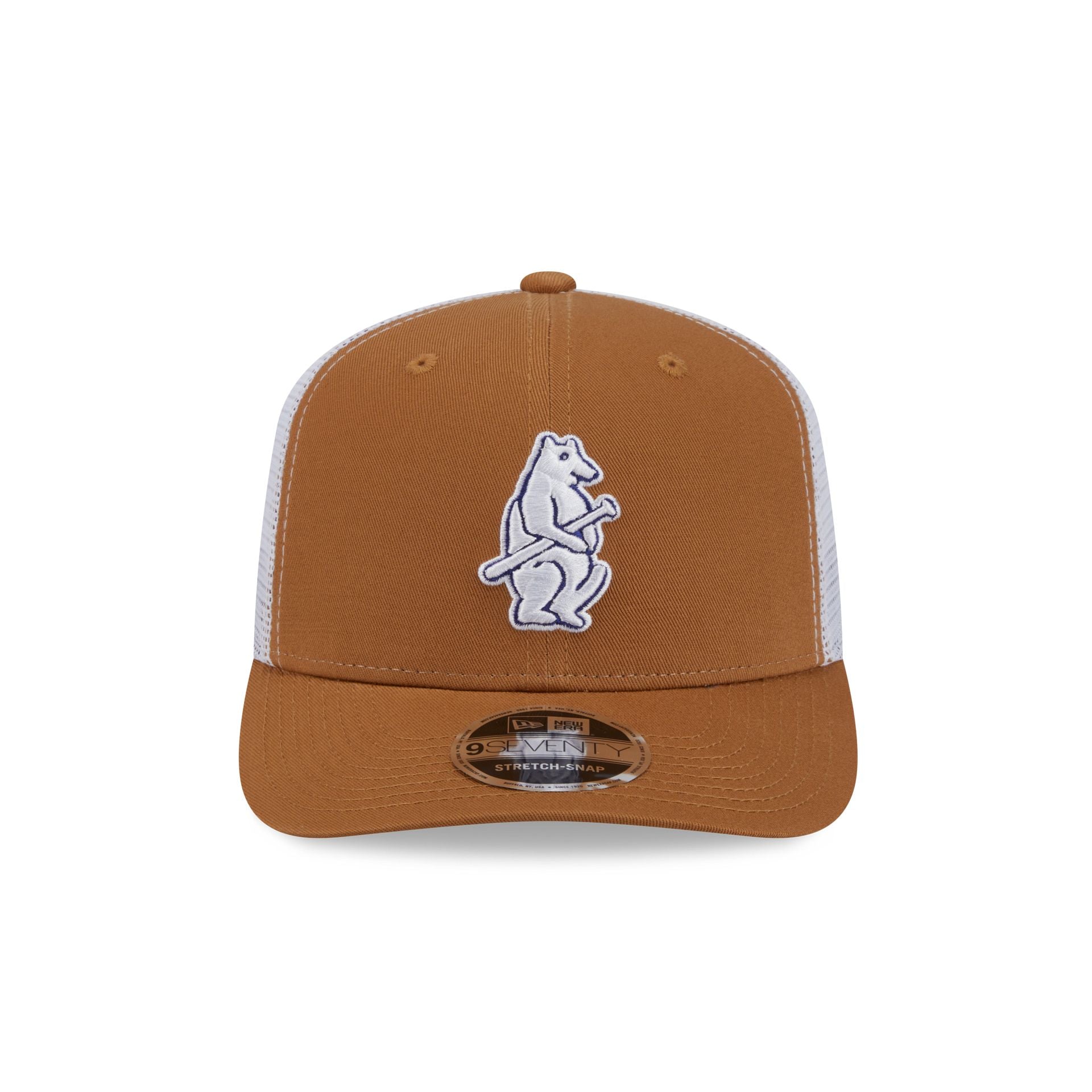 Alternative view of Chicago Cubs Bronze Alt 9Seventy Trucker Hat