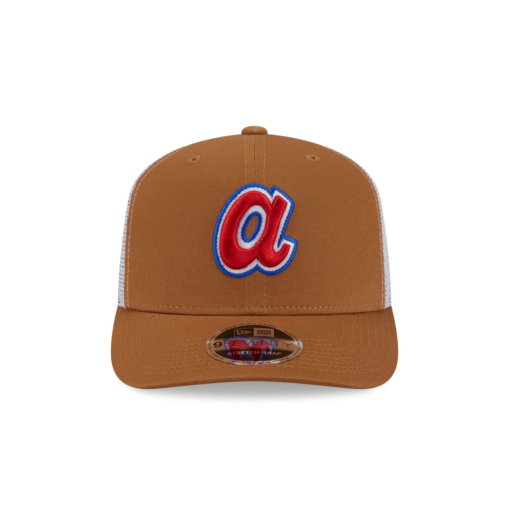 Alternative view of Atlanta Braves Bronze 9Seventy Trucker Hat
