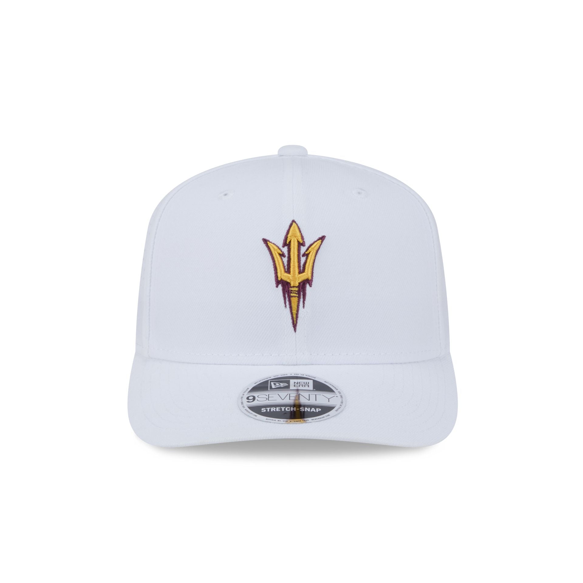 Alternative view of Arizona State Sun Devils Optic White Performance 9Seventy Stretch-Snap Hat