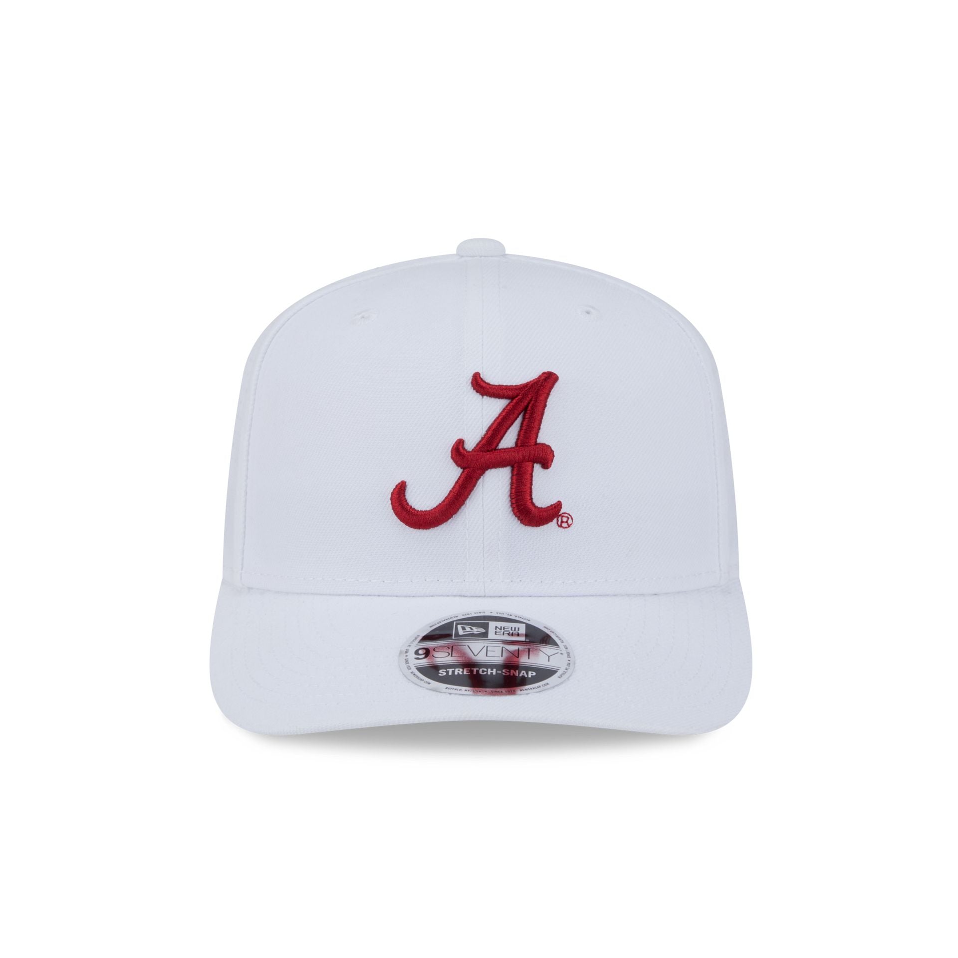 Alternative view of Alabama Crimson Tide Optic White Performance 9Seventy Stretch-Snap Hat