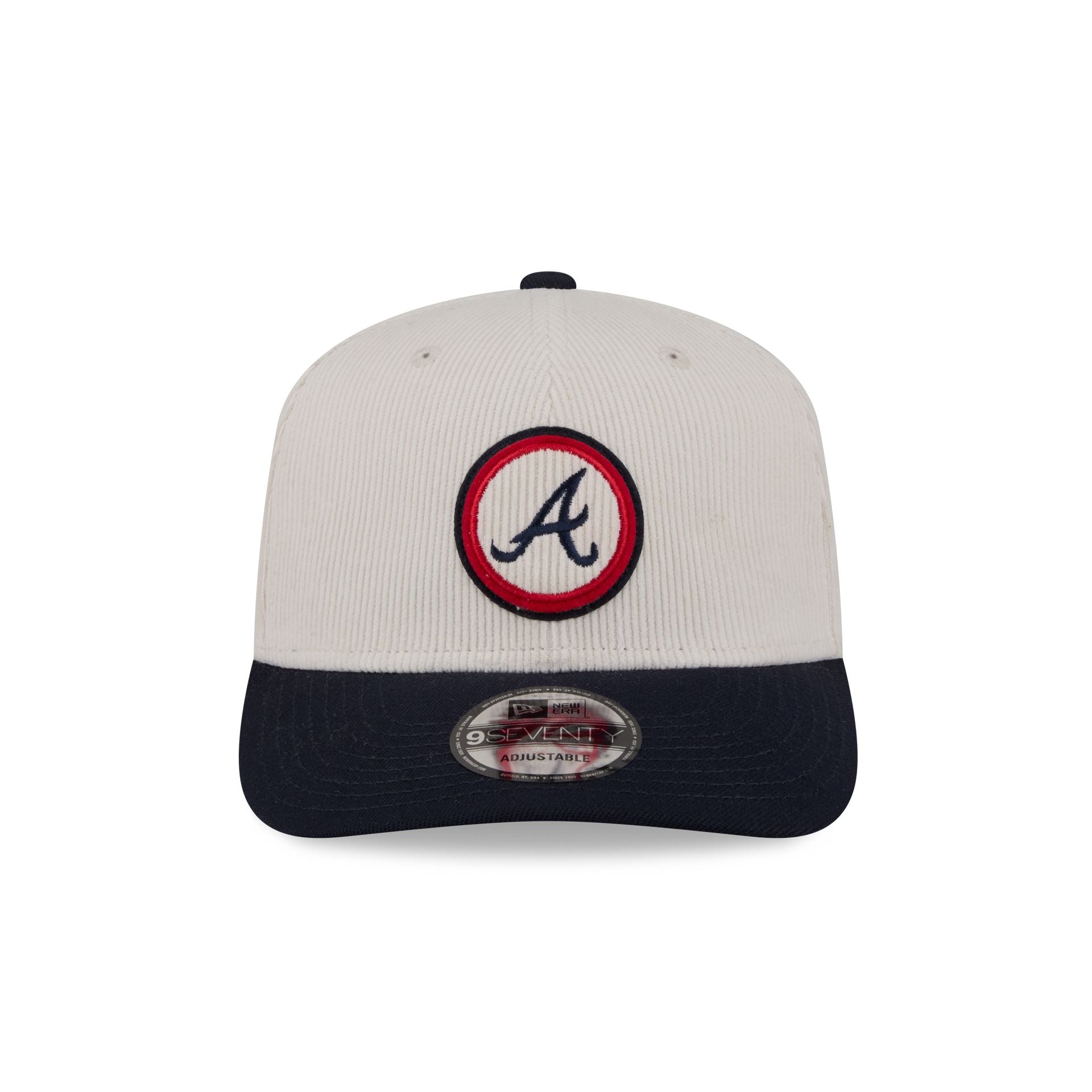 Alternative view of Atlanta Braves Loyal Corduroy 9Seventy Stretch-Snap Hat