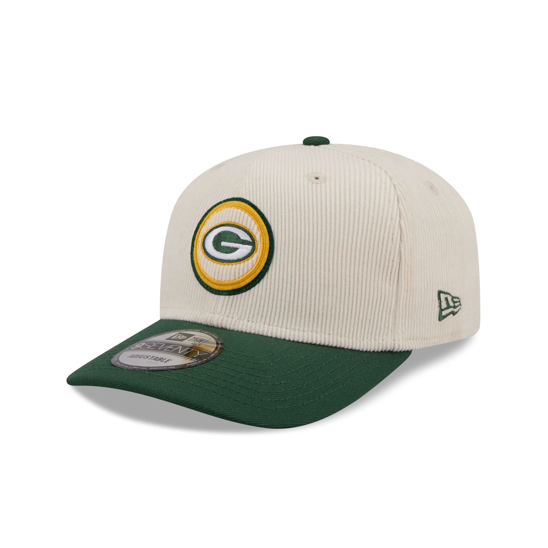 Green Bay Packers Loyal Corduroy 9Seventy Stretch-Snap Hat