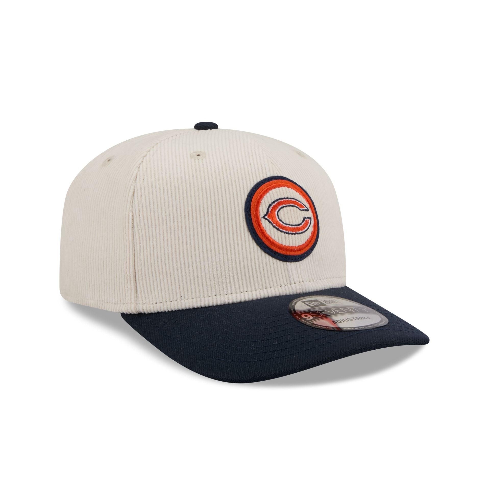 Chicago Bears Loyal Corduroy 9Seventy Stretch-Snap Hat - Image 3
