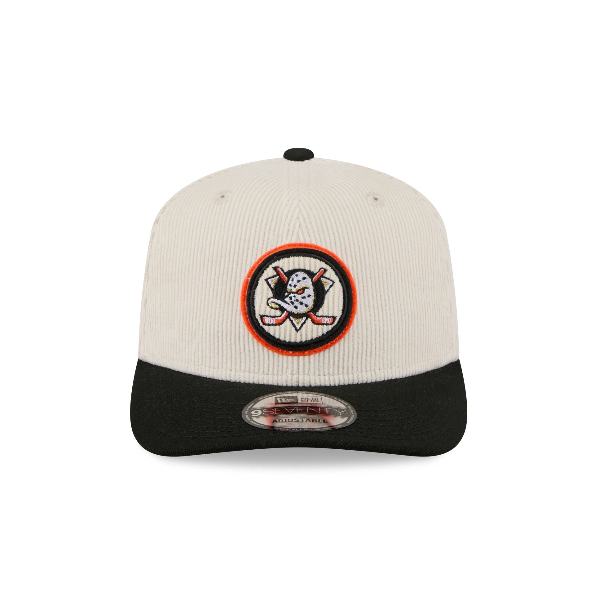 Alternative view of Anaheim Ducks Loyal Corduroy 9Seventy Stretch-Snap Hat