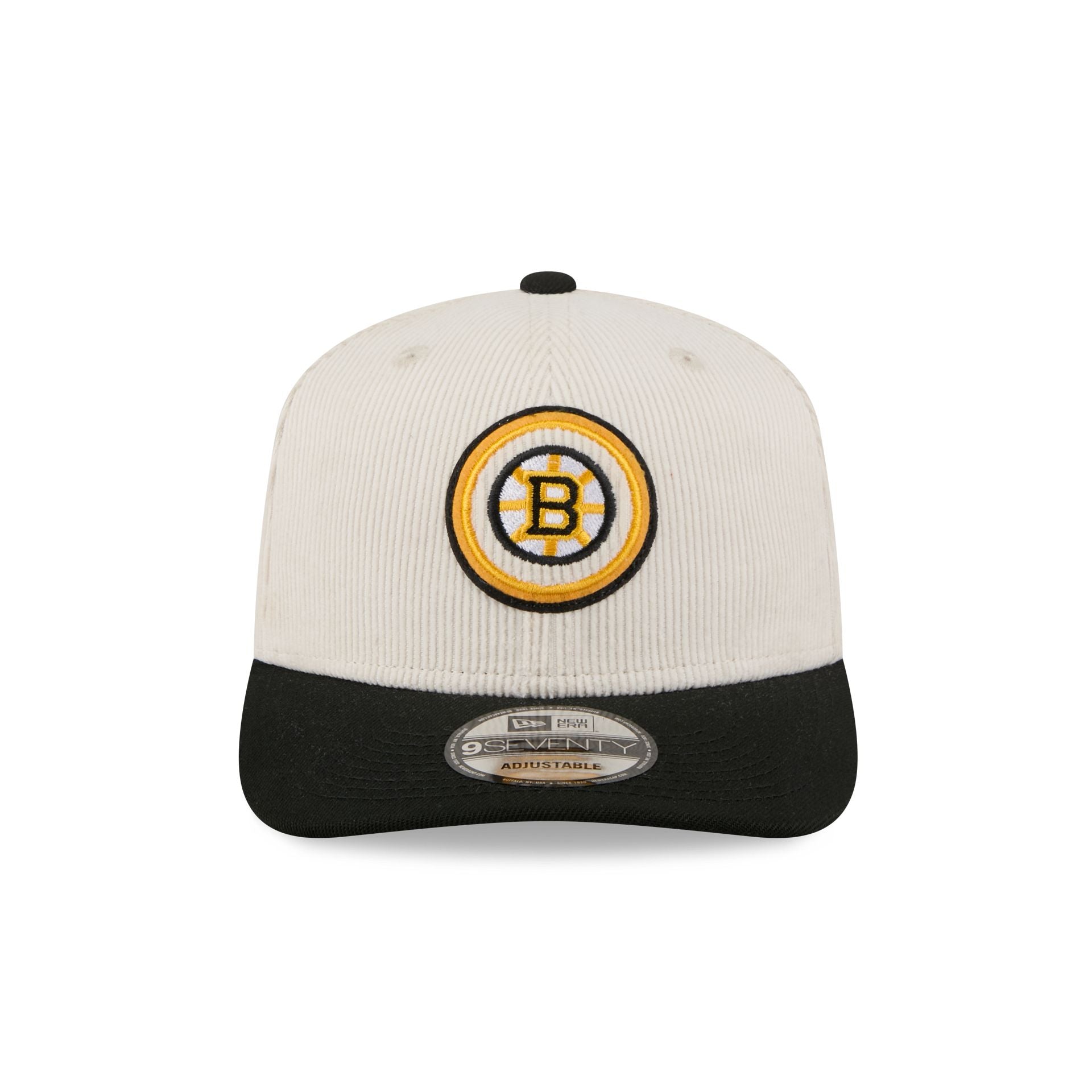 Alternative view of Boston Bruins Loyal Corduroy 9Seventy Stretch-Snap Hat