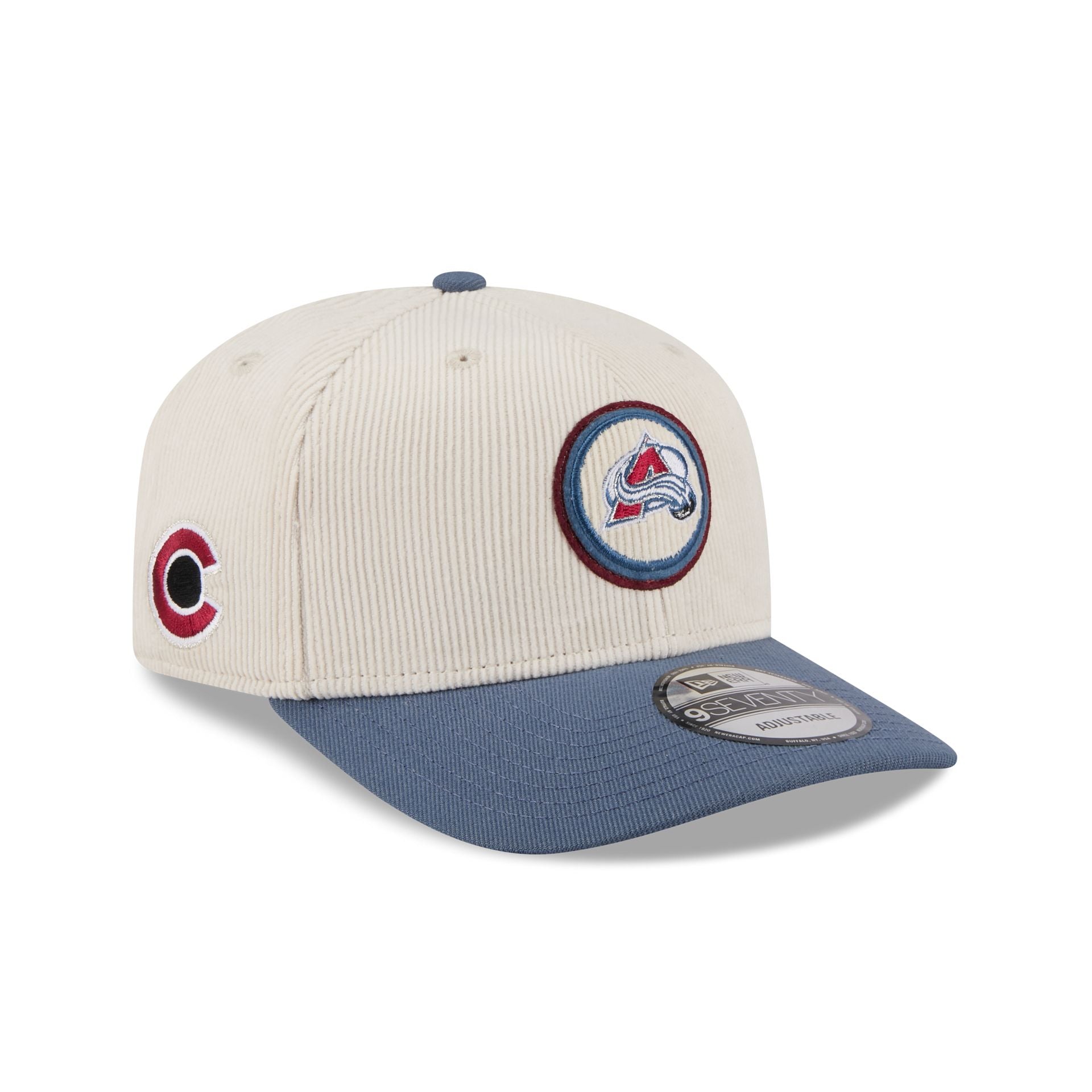 Colorado Avalanche Loyal Corduroy 9Seventy Stretch-Snap Hat