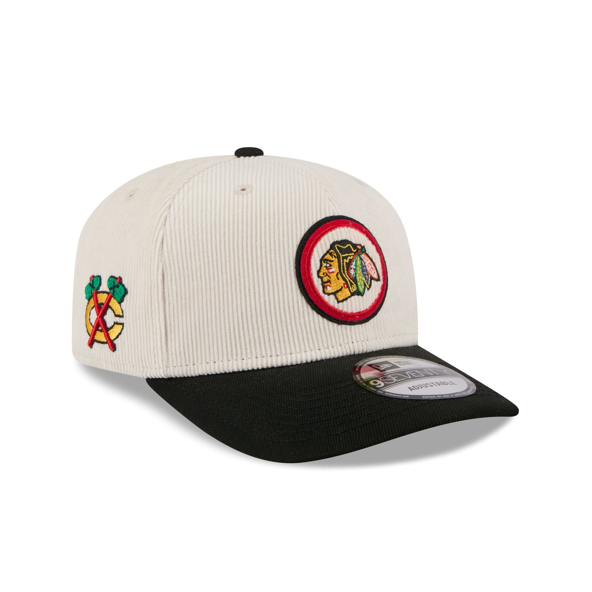 Chicago Blackhawks Loyal Corduroy 9Seventy Stretch-Snap Hat